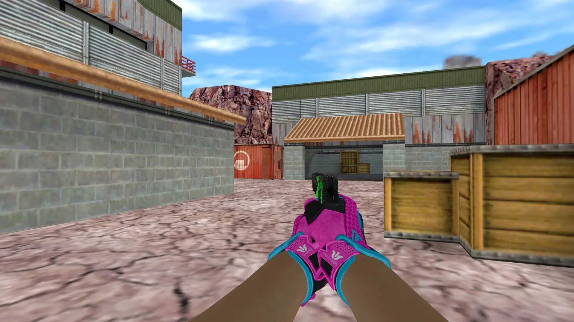 P250 Nuclear Threat — Sport Gloves Vice Weapon Pack — de_nuke (first person)