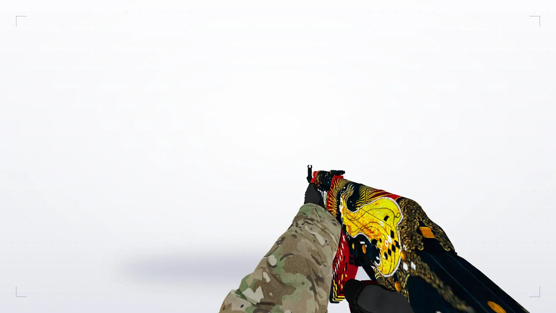 AK-47 — Specialist Gloves Crimson Kimono Pack — first person