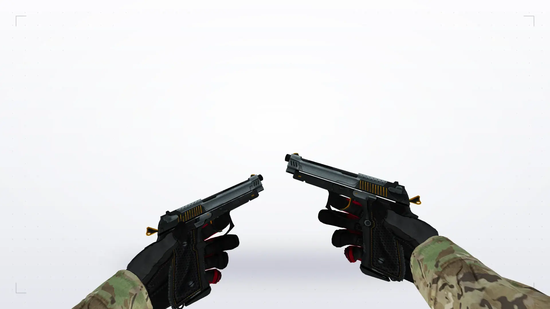 Dual Berettas — Specialist Gloves Crimson Kimono Pack — first person