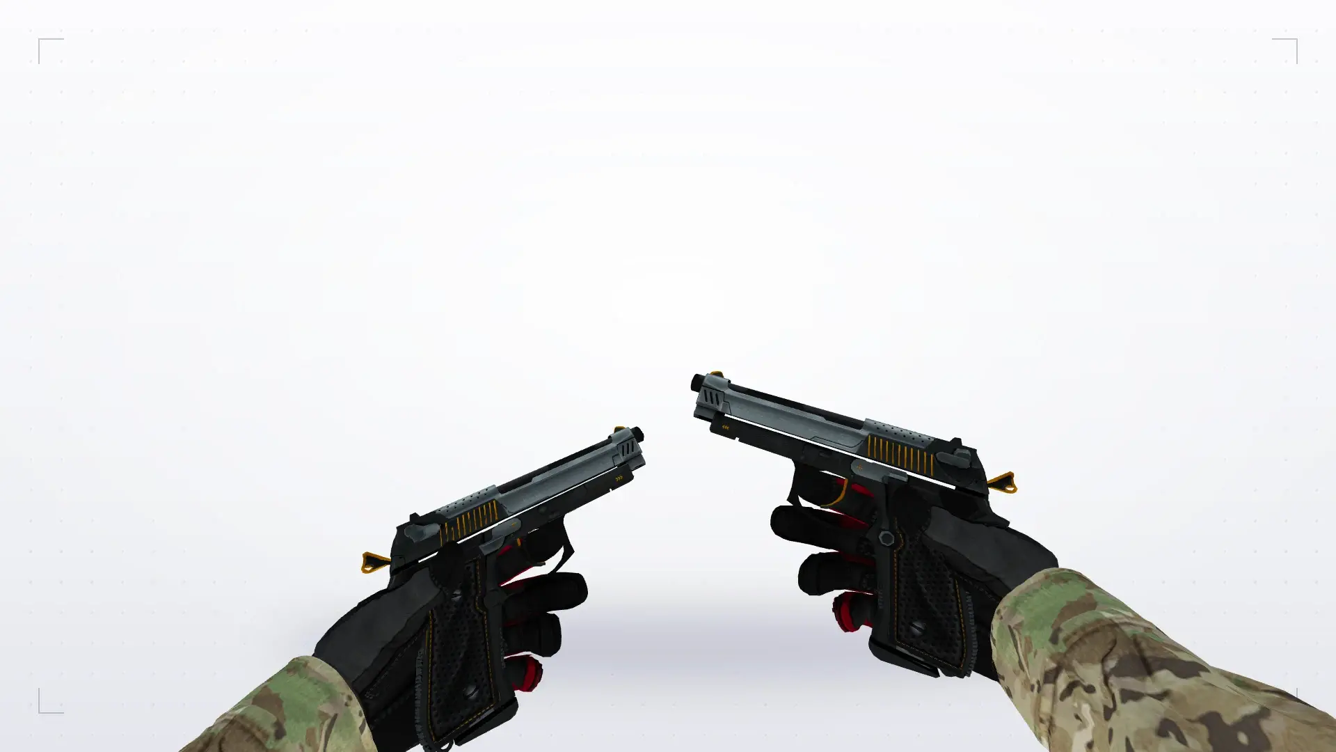 Dual Berettas — Specialist Gloves Crimson Kimono Pack — first person