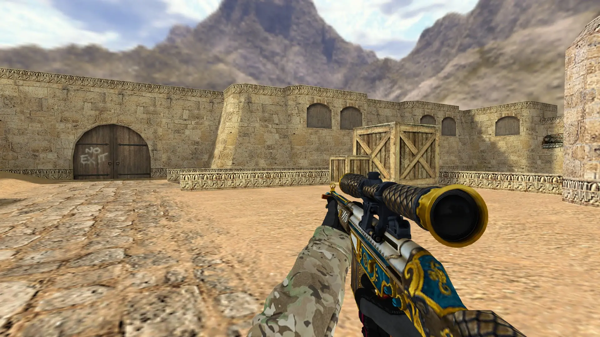 G3SG1 — Specialist Gloves Crimson Kimono Pack — de_dust2 (first person)
