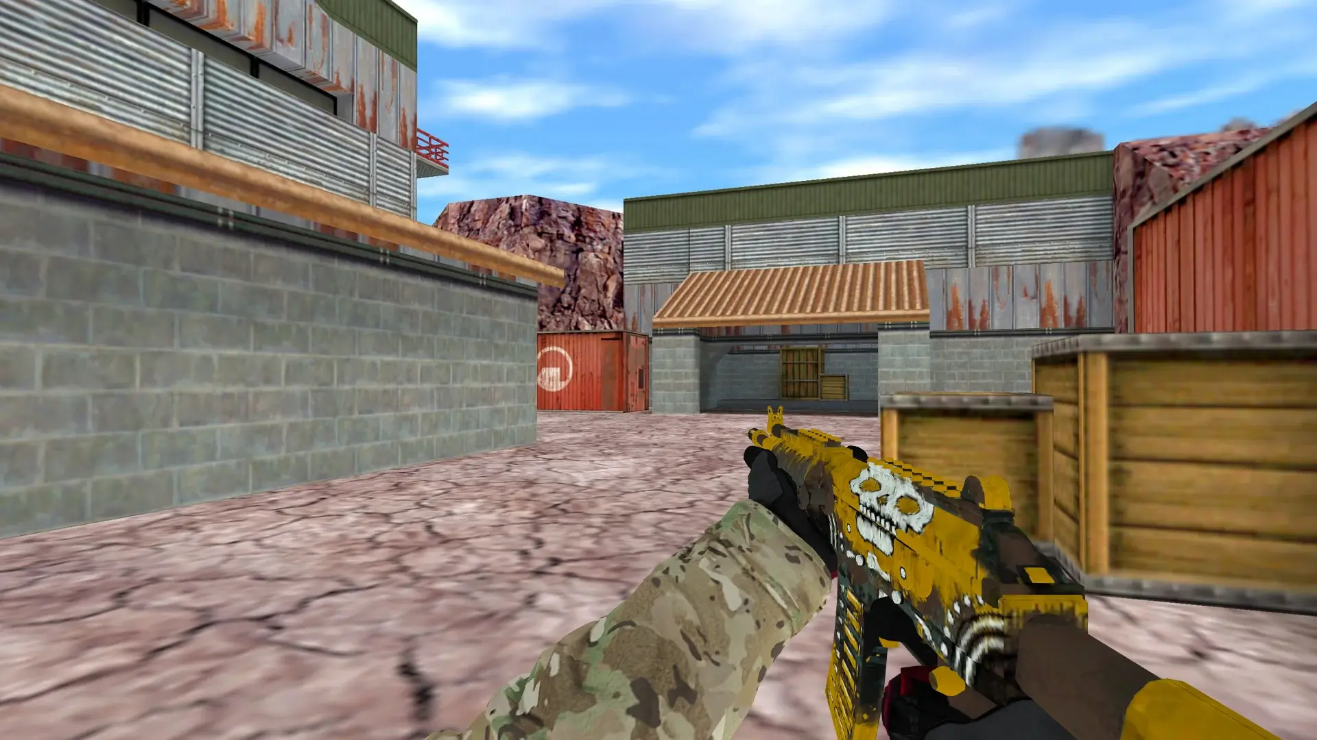 Galil AR — Specialist Gloves Crimson Kimono Pack — de_nuke (first person)