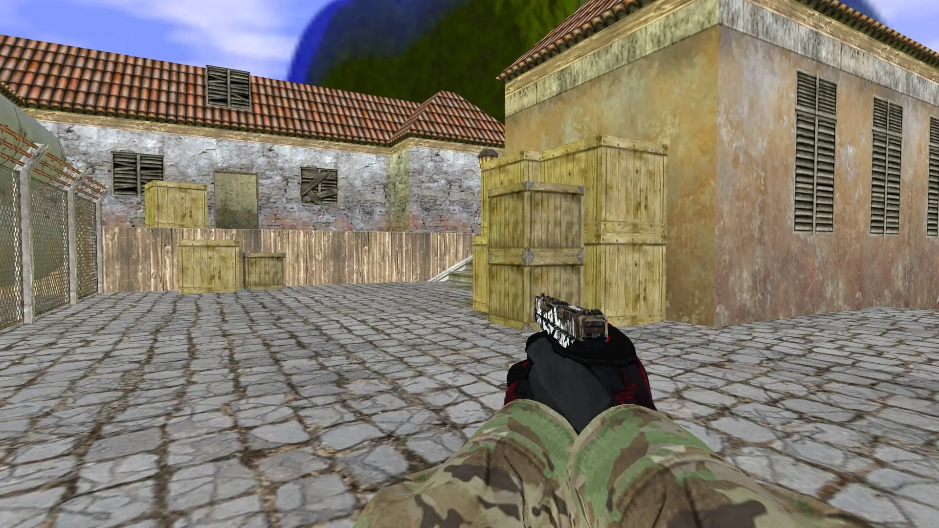 Glock-18 — Specialist Gloves Crimson Kimono Pack — de_inferno (first person)