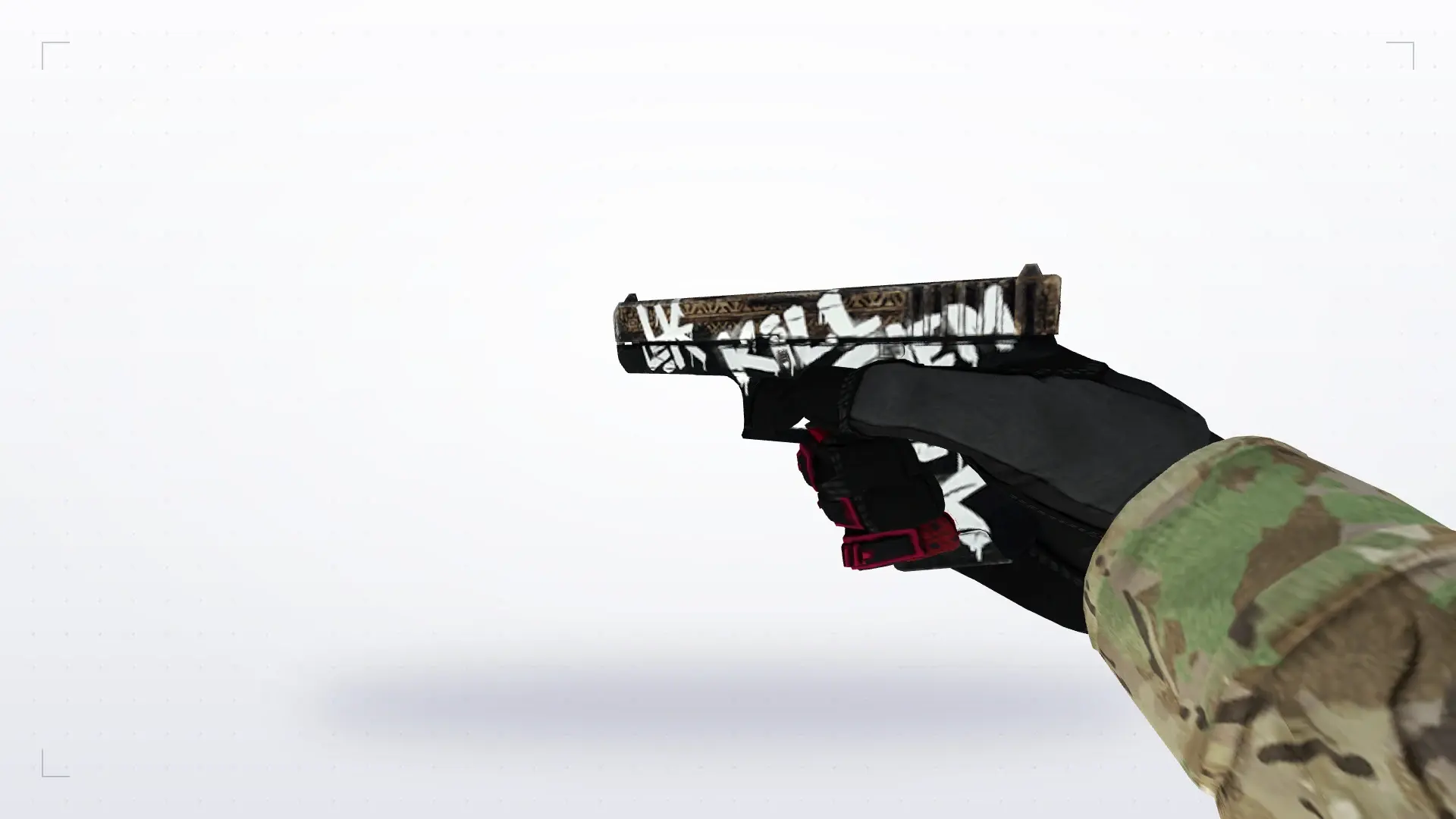 Glock-18 — Specialist Gloves Crimson Kimono Pack — first person