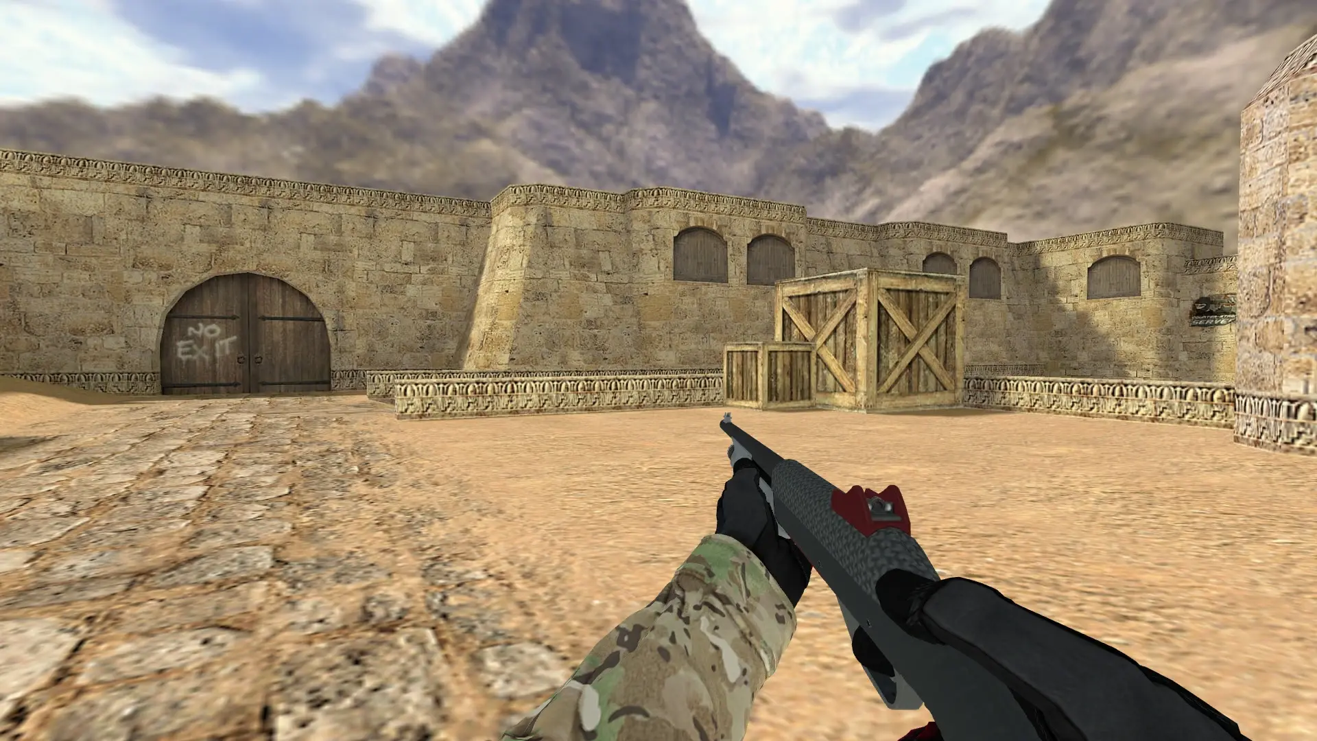 M3 — Specialist Gloves Crimson Kimono Pack — de_dust2 (first person)