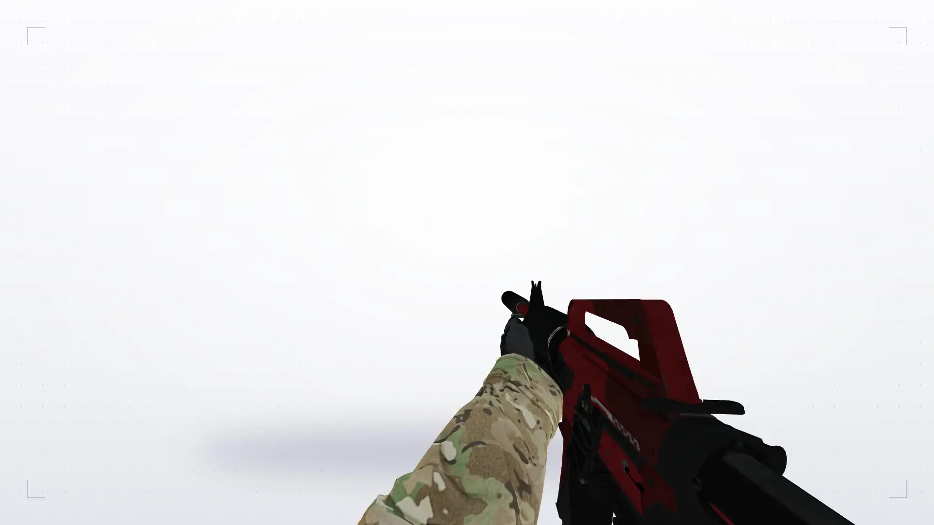 M4A1 — Specialist Gloves Crimson Kimono Pack — first person
