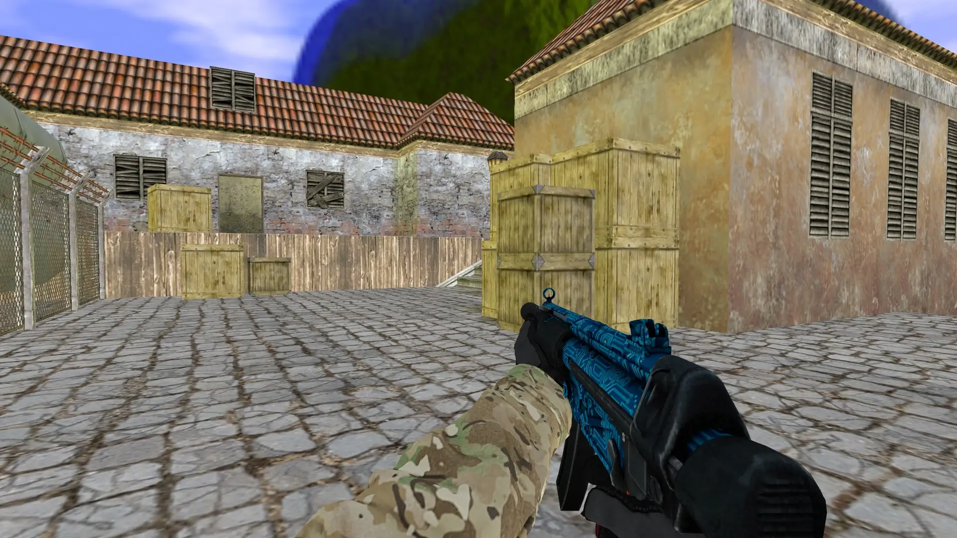 MP5 — Specialist Gloves Crimson Kimono Pack — de_inferno (first person)