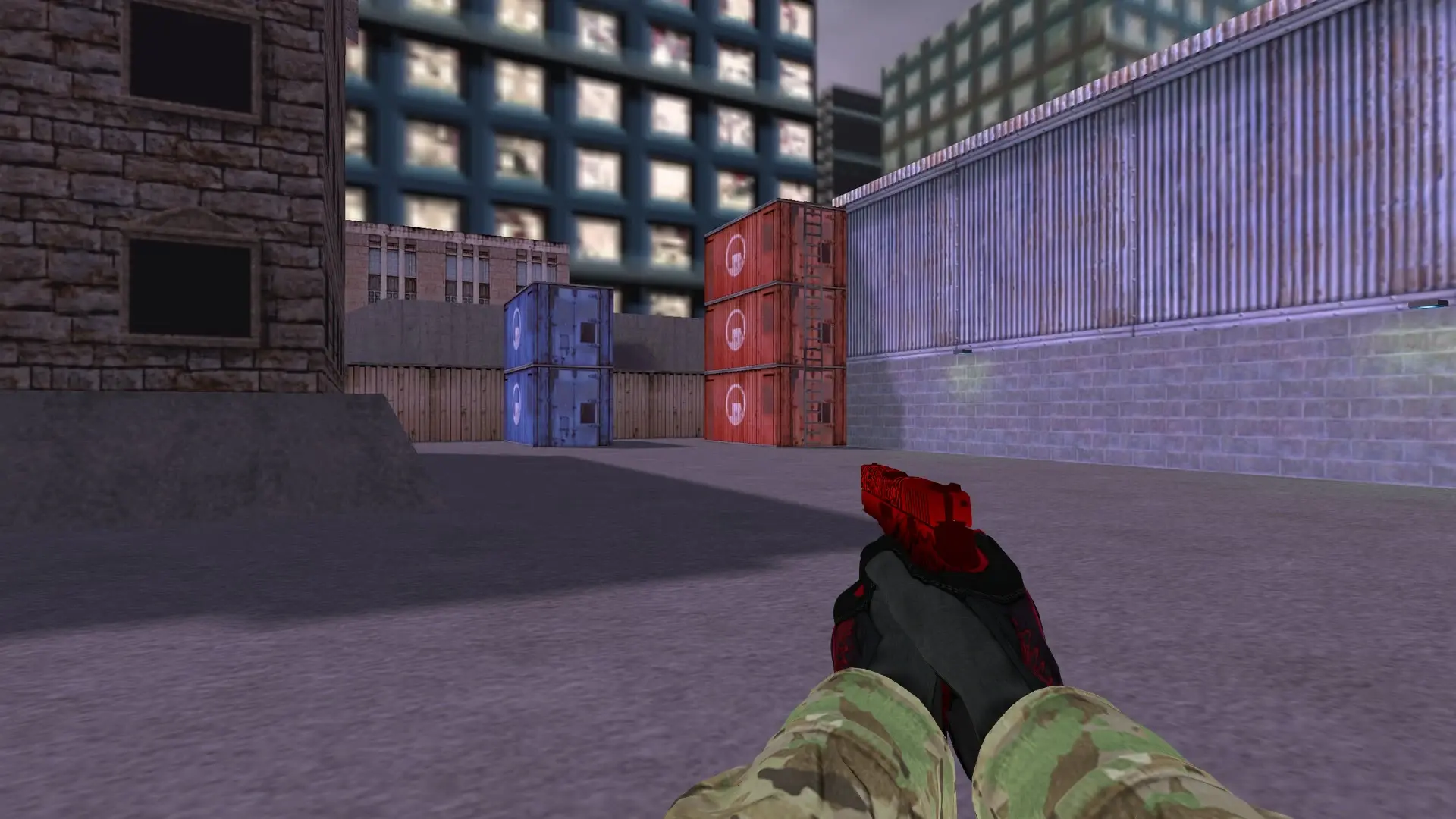 P228 — Specialist Gloves Crimson Kimono Pack — cs_assault (first person)