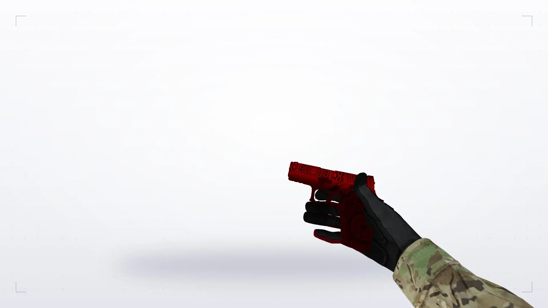 P228 — Specialist Gloves Crimson Kimono Pack — first person
