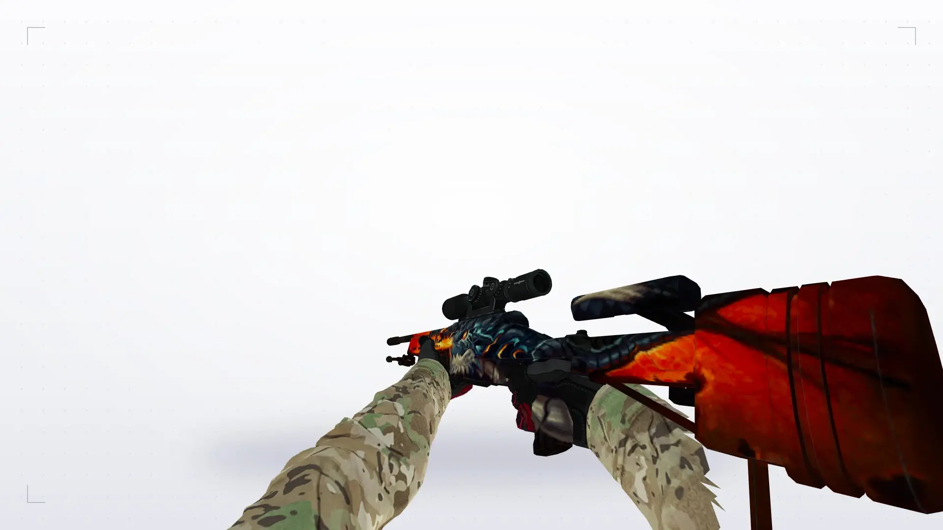 Scout — Specialist Gloves Crimson Kimono Pack — first person