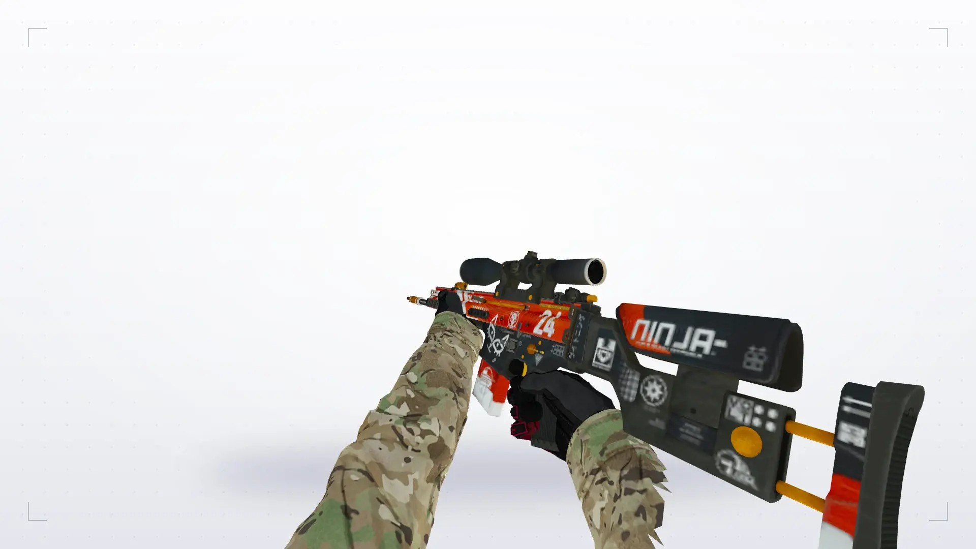 SG550 — Specialist Gloves Crimson Kimono Pack — first person