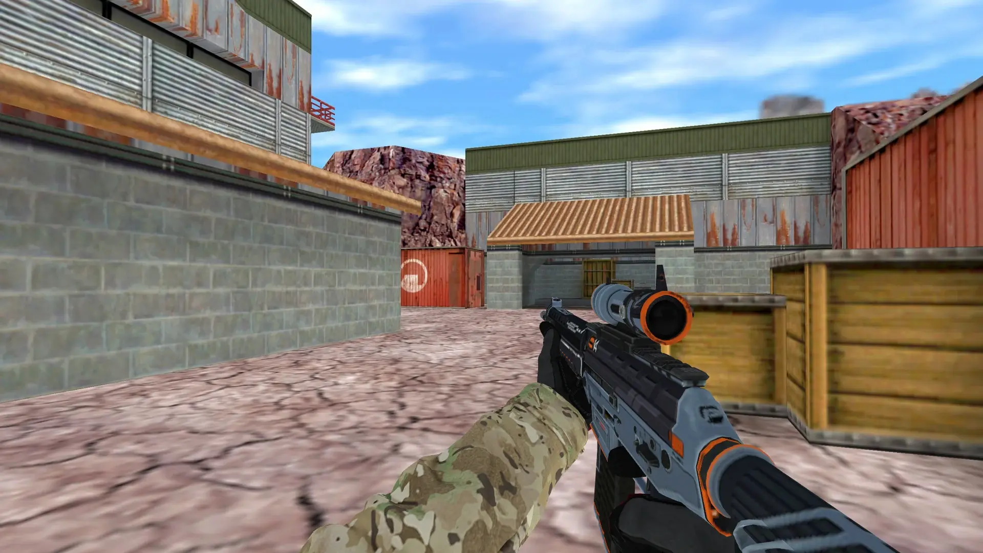 SG552 — Specialist Gloves Crimson Kimono Pack — de_nuke (first person)