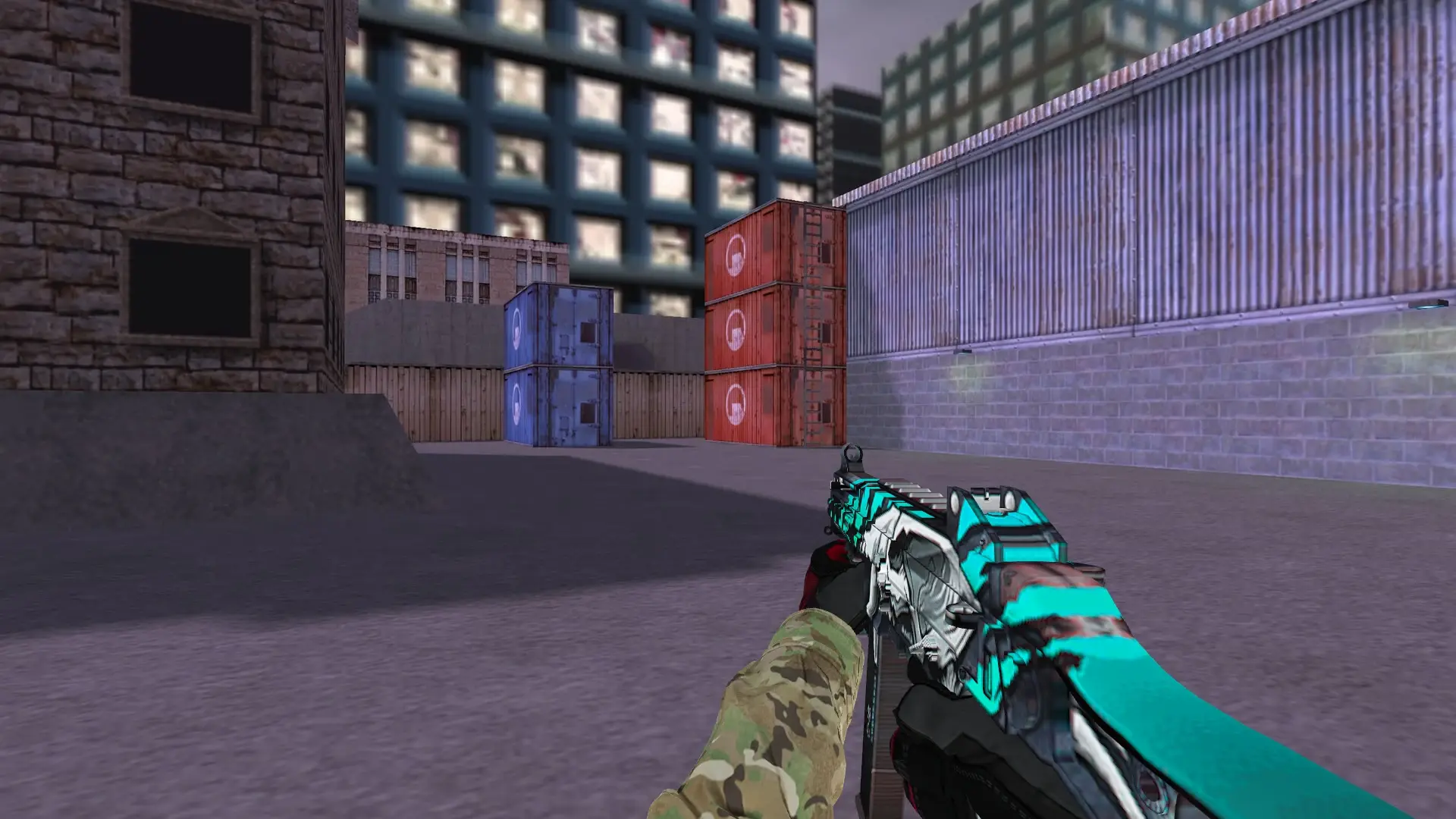 UMP-45 — Specialist Gloves Crimson Kimono Pack — cs_assault (first person)