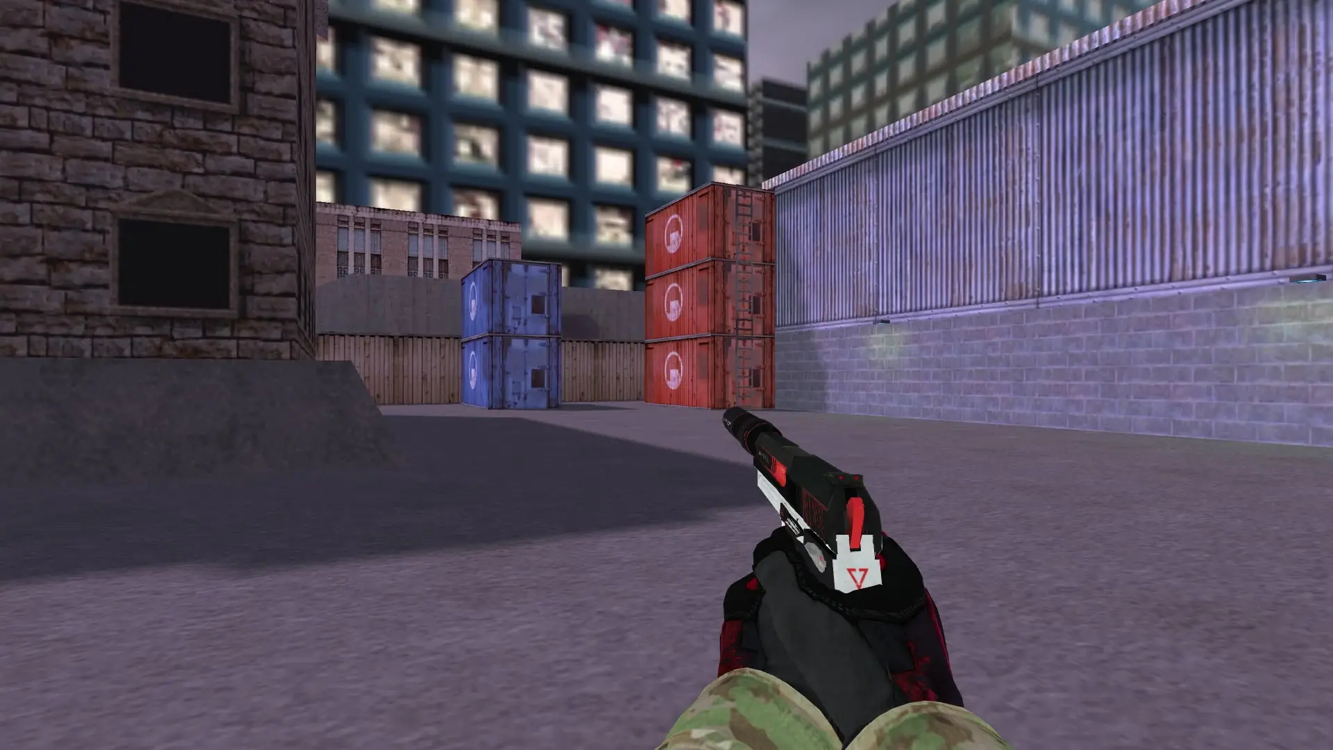USP — Specialist Gloves Crimson Kimono Pack — cs_assault (first person)