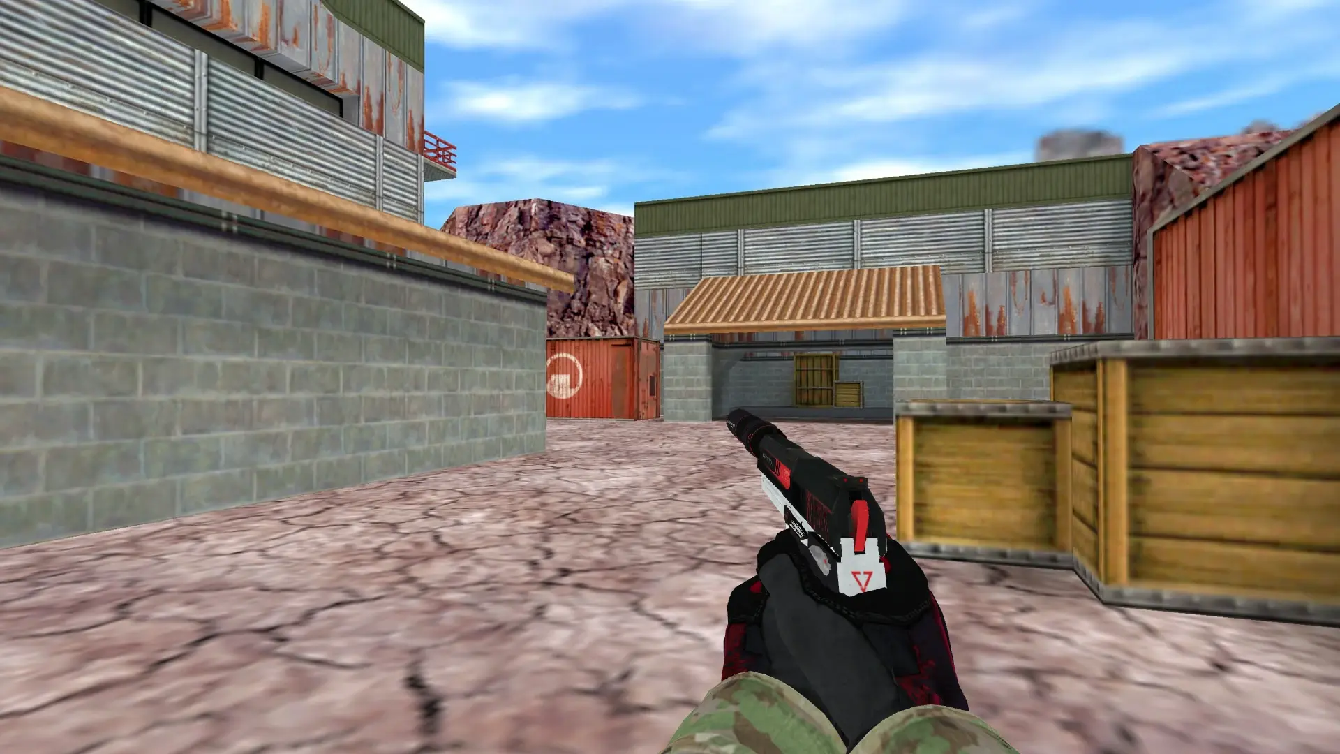 USP — Specialist Gloves Crimson Kimono Pack — de_nuke (first person)