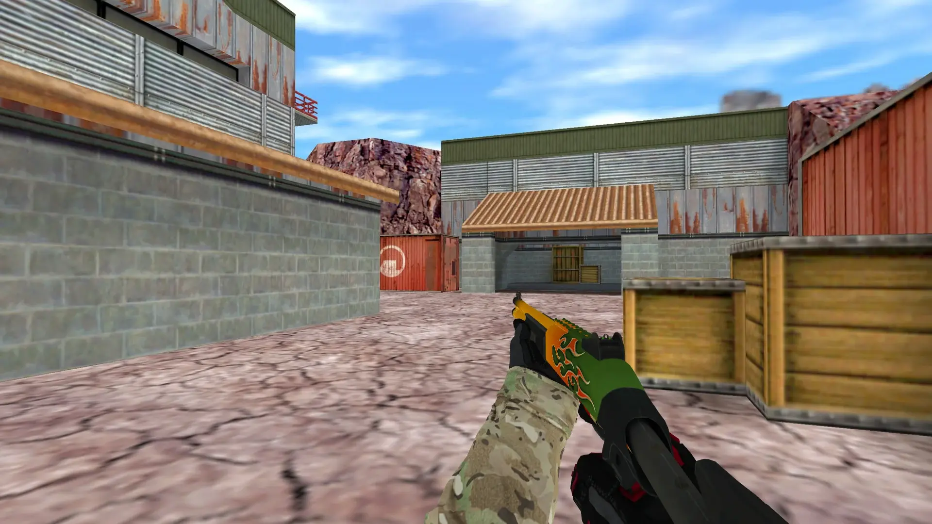 XM1014 — Specialist Gloves Crimson Kimono Pack — de_nuke (first person)