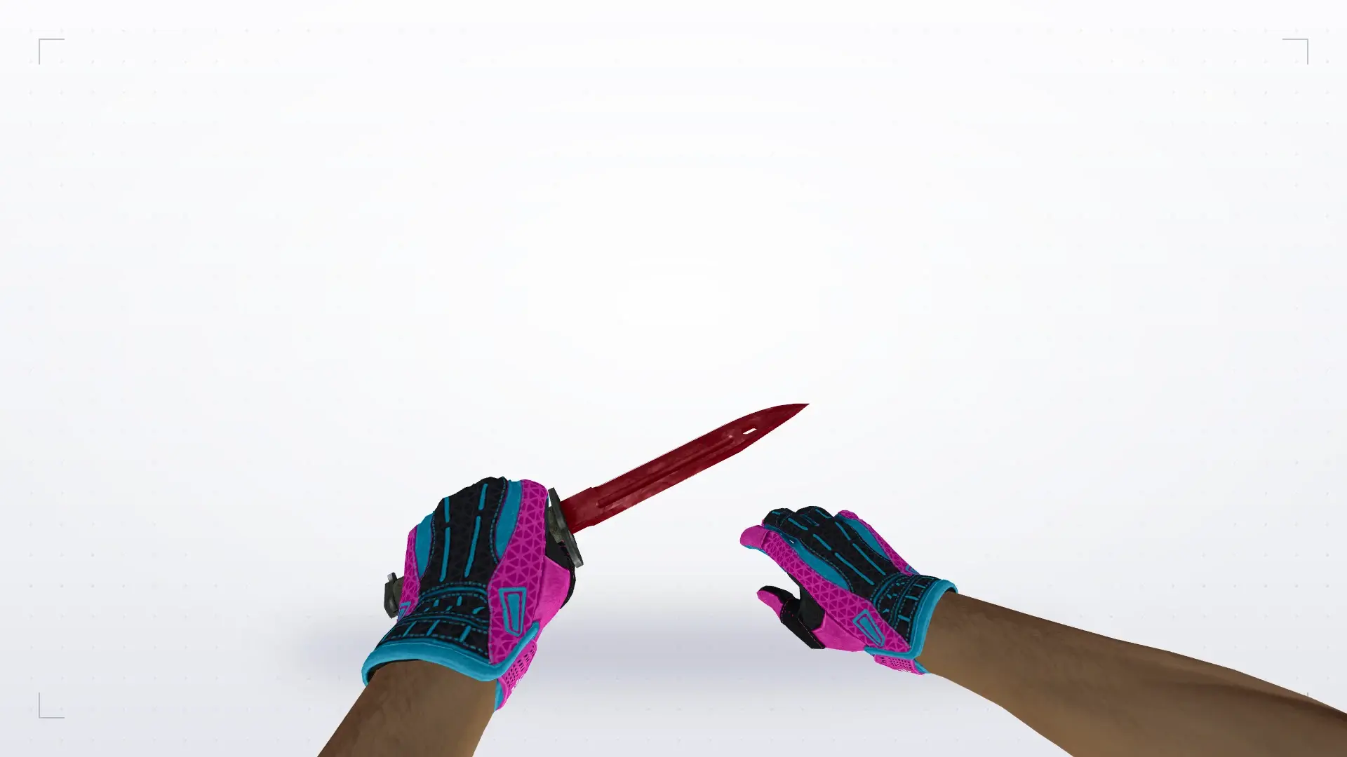 Bayonet Ruby — Sports Gloves Vice Pack — first person