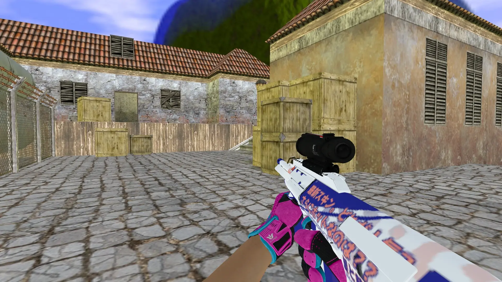 AUG — Sports Gloves Vice Pack — de_inferno (first person)