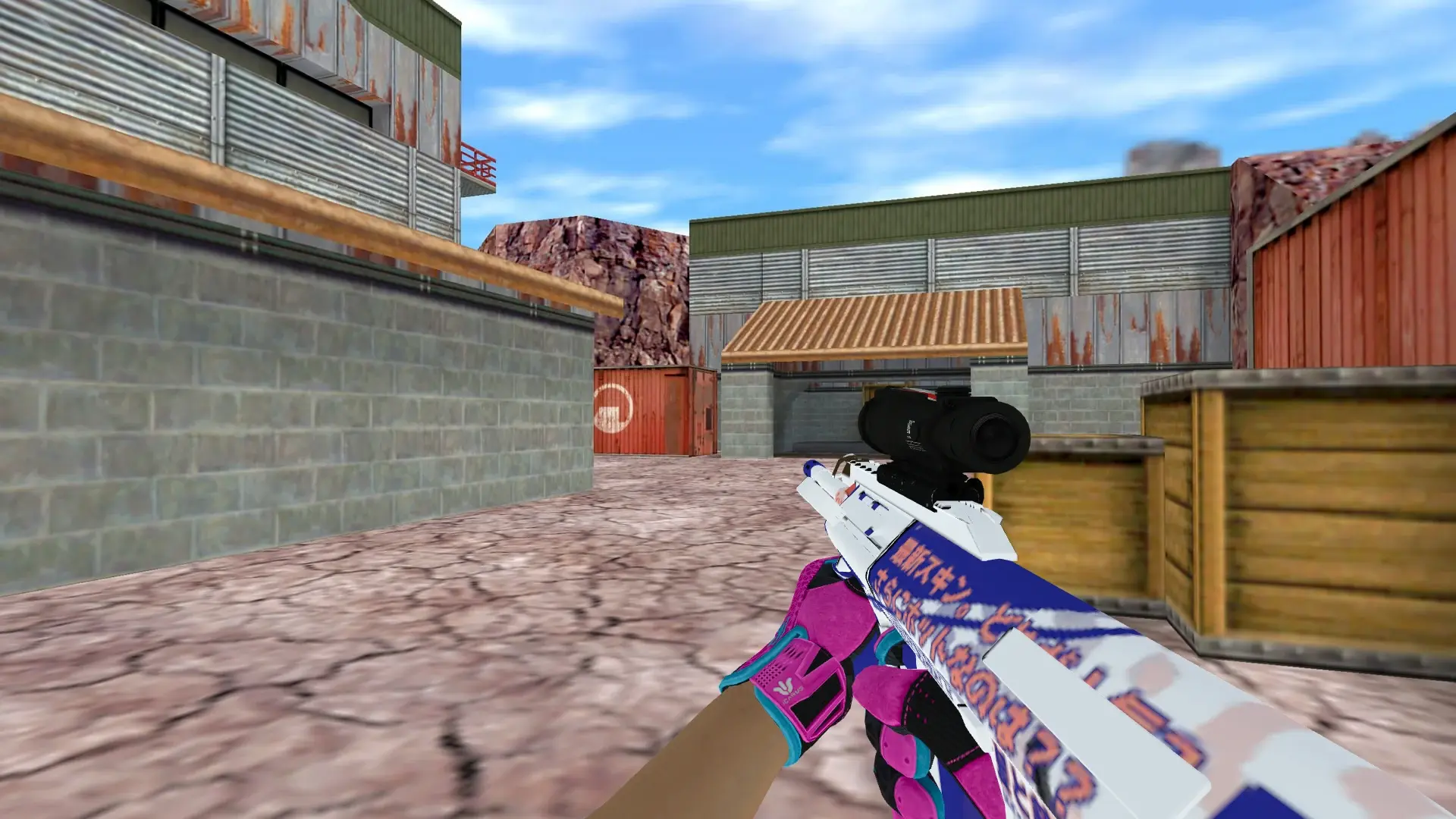 AUG — Sports Gloves Vice Pack — de_nuke (first person)