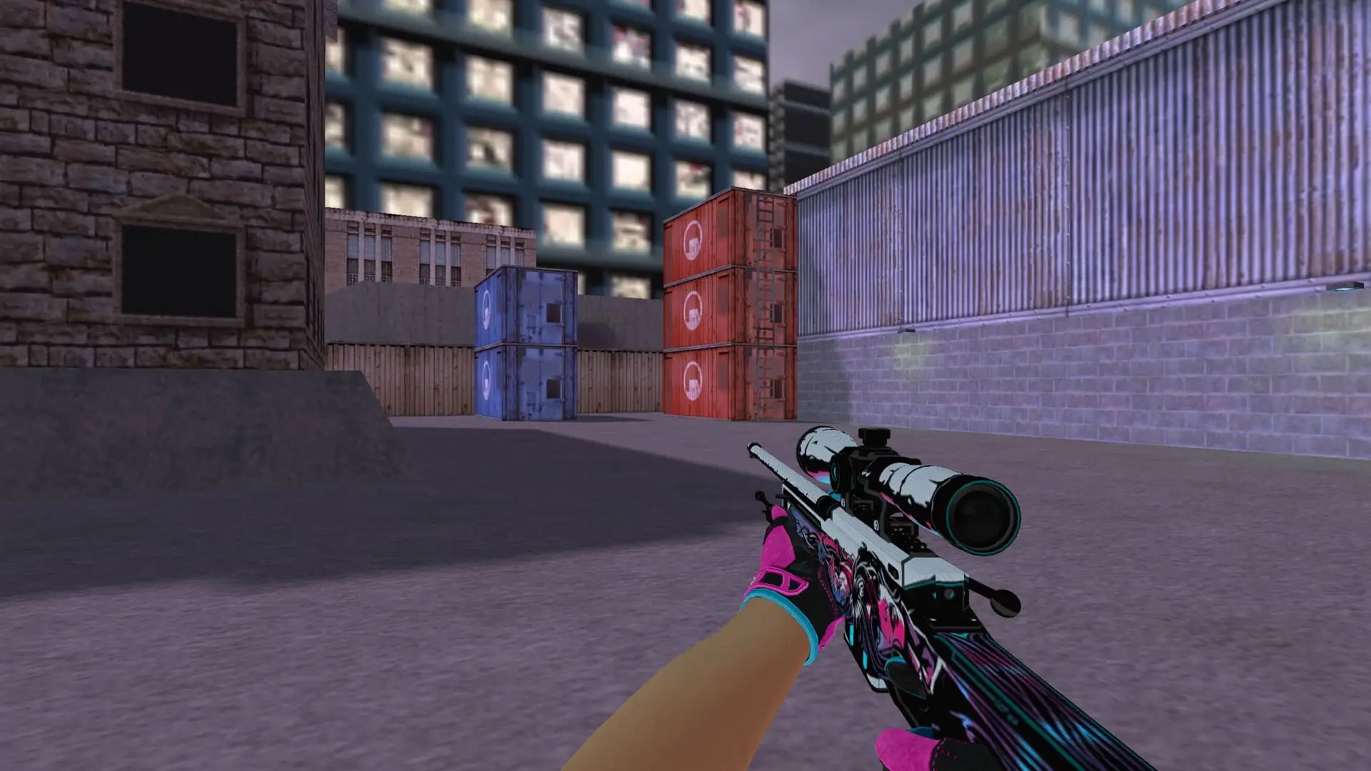 AWP — Sports Gloves Vice Pack — cs_assault (first person)