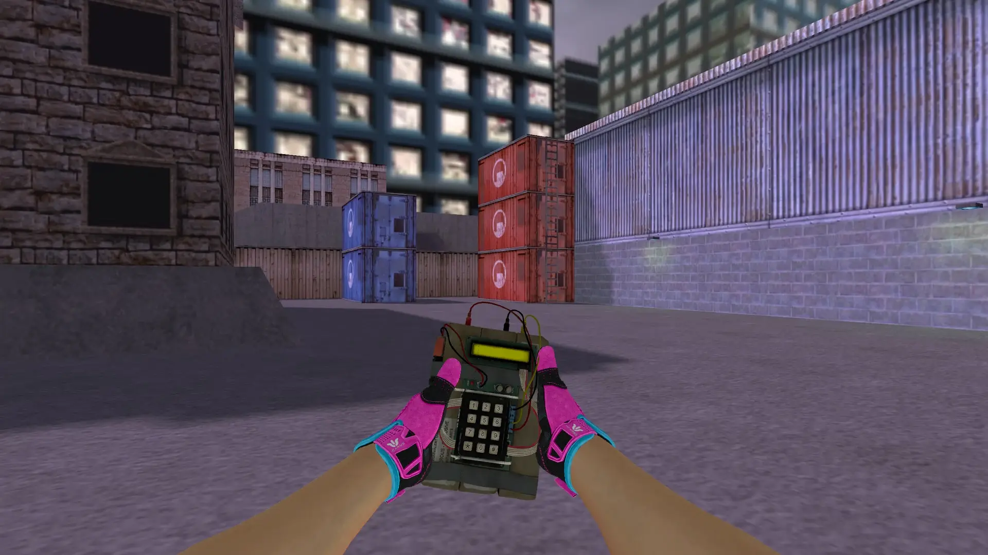 C4 — Sports Gloves Vice Pack — cs_assault (first person)