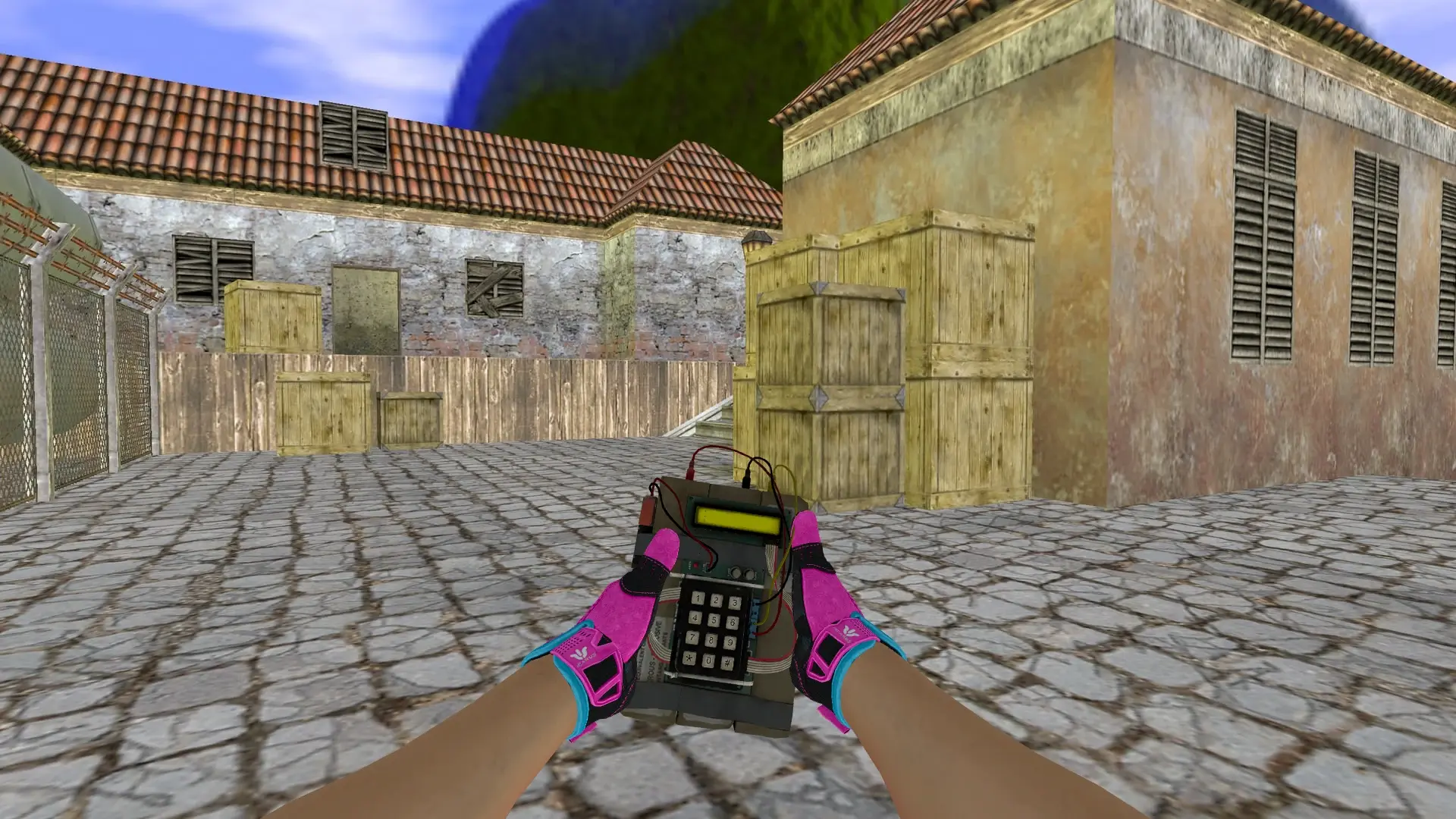 C4 — Sports Gloves Vice Pack — de_inferno (first person)