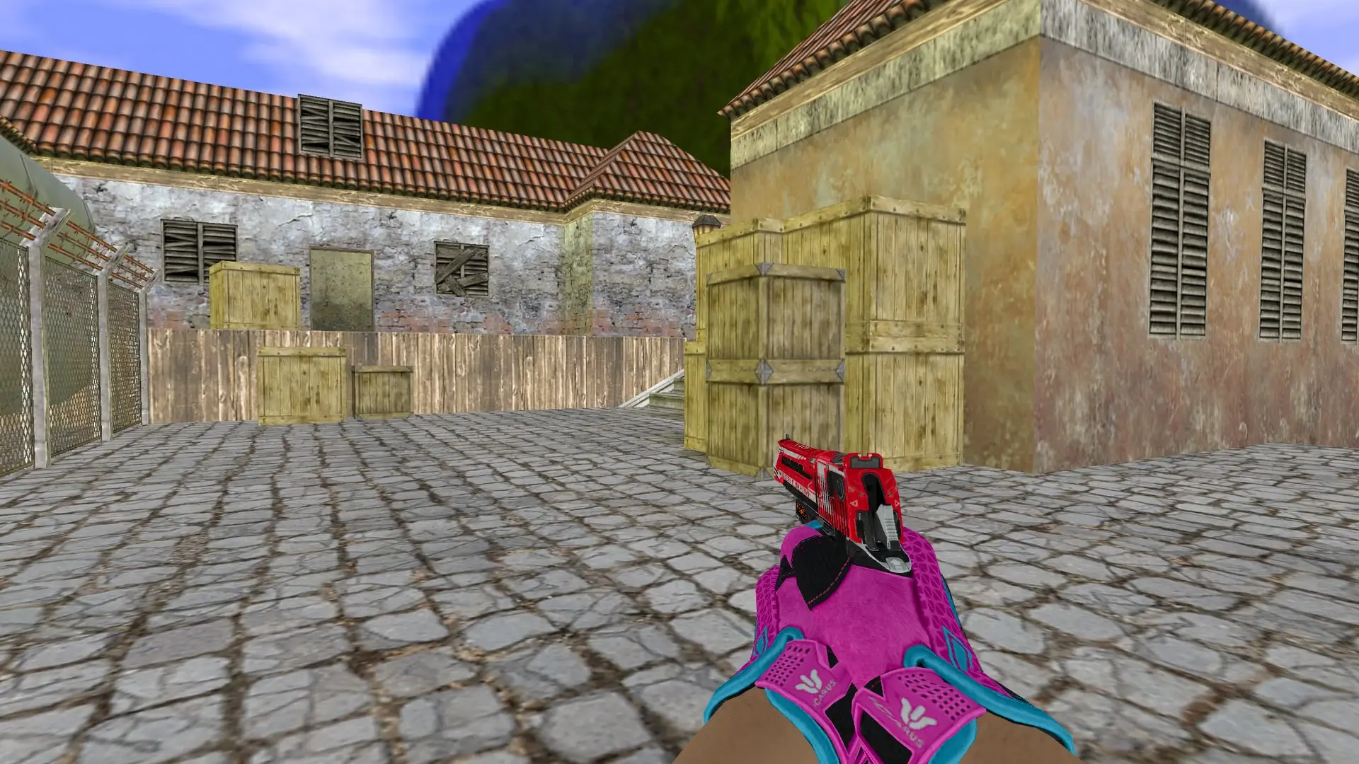 Desert Eagle — Sports Gloves Vice Pack — de_inferno (first person)