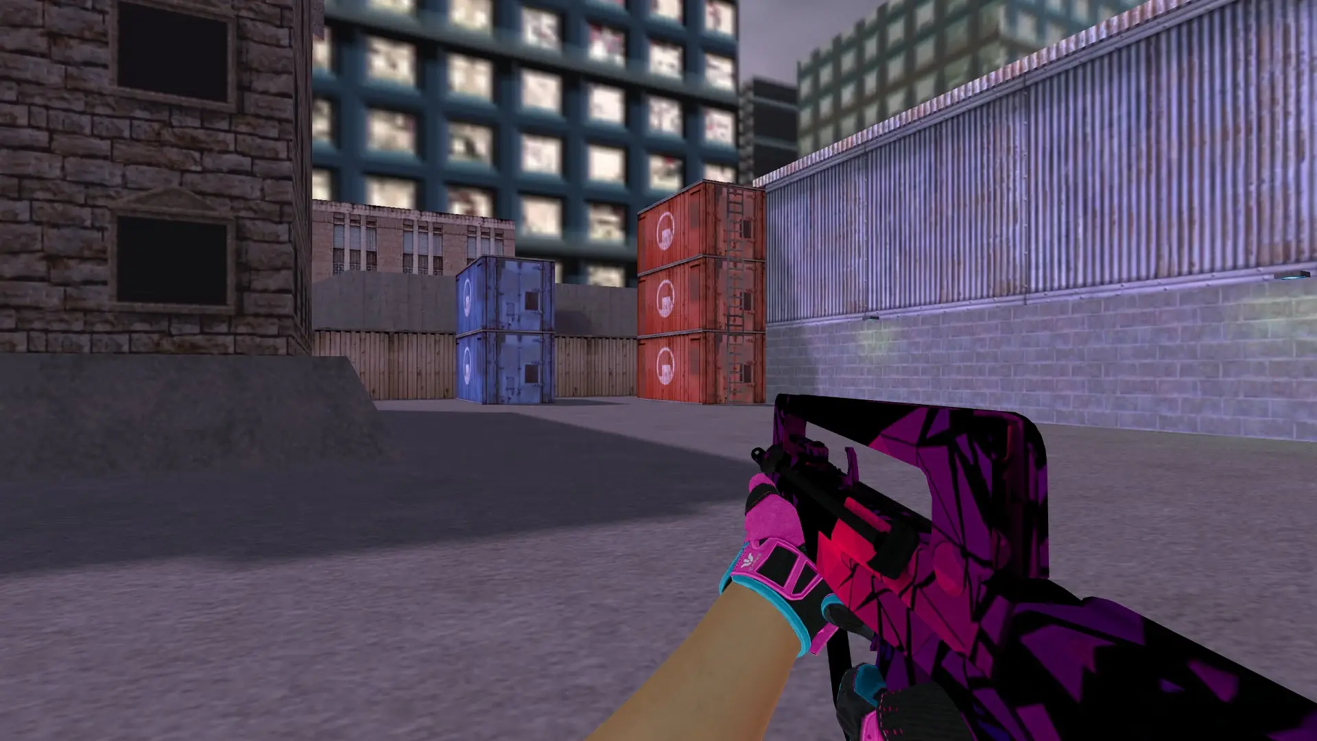 FAMAS — Sports Gloves Vice Pack — cs_assault (first person)