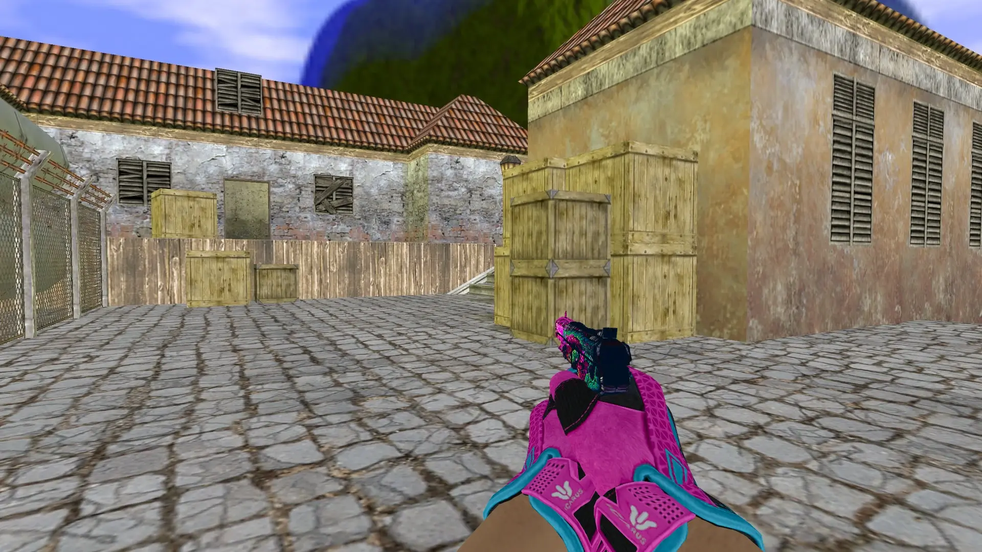 Five-SeveN — Sports Gloves Vice Pack — de_inferno (first person)