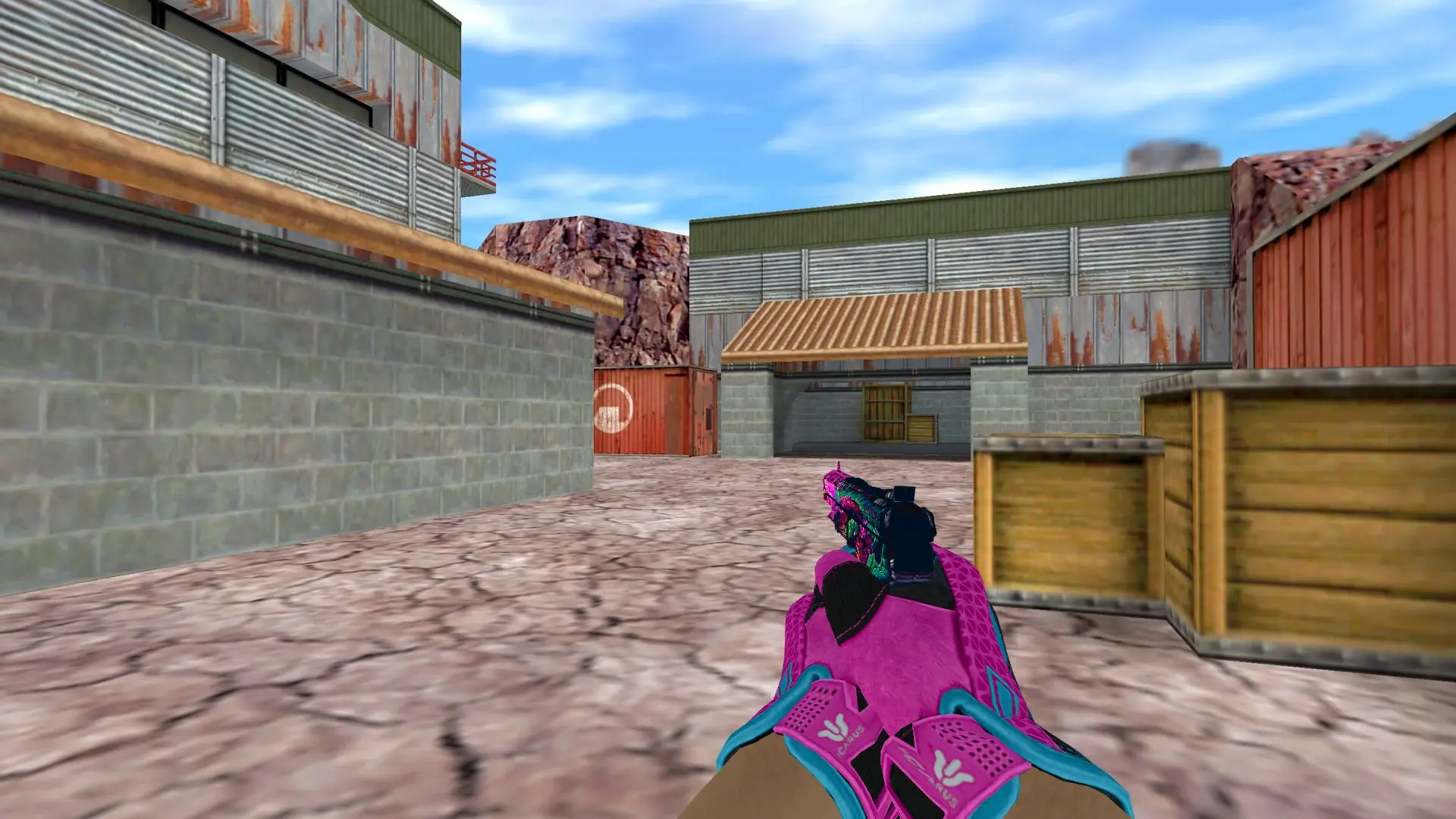 Five-SeveN — Sports Gloves Vice Pack — de_nuke (first person)
