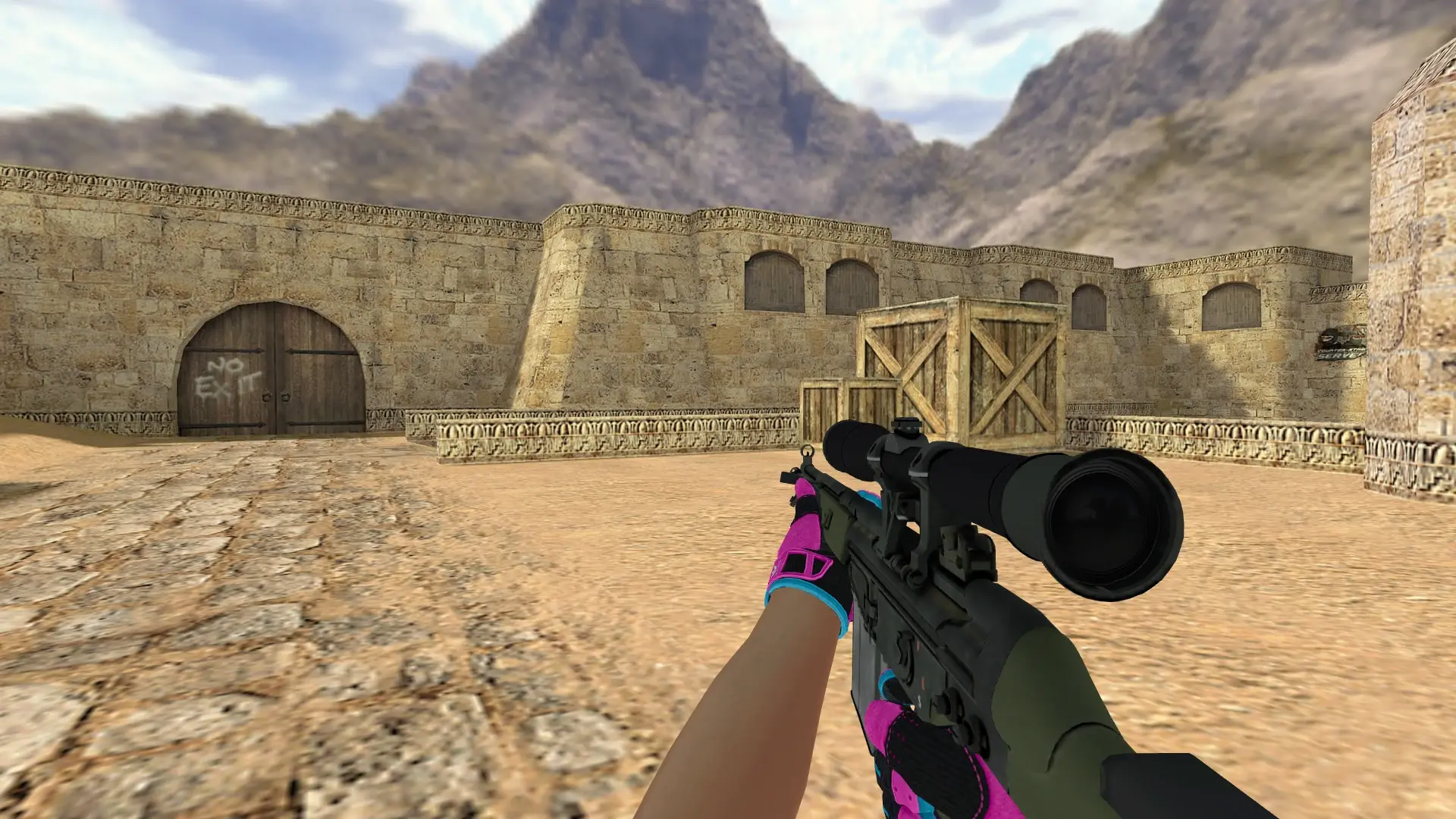 G3SG1 — Sports Gloves Vice Pack — de_dust2 (first person)