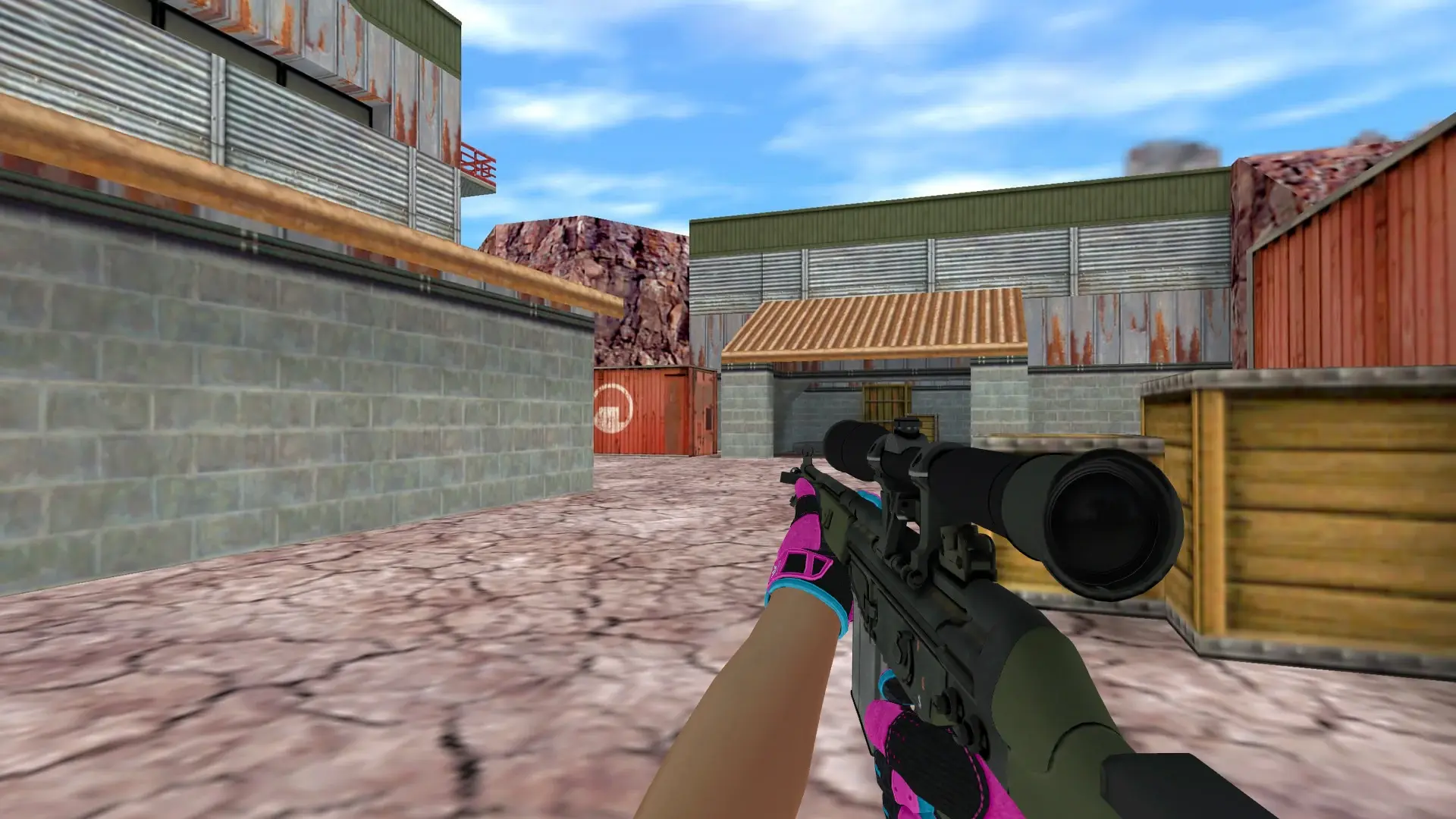 G3SG1 — Sports Gloves Vice Pack — de_nuke (first person)
