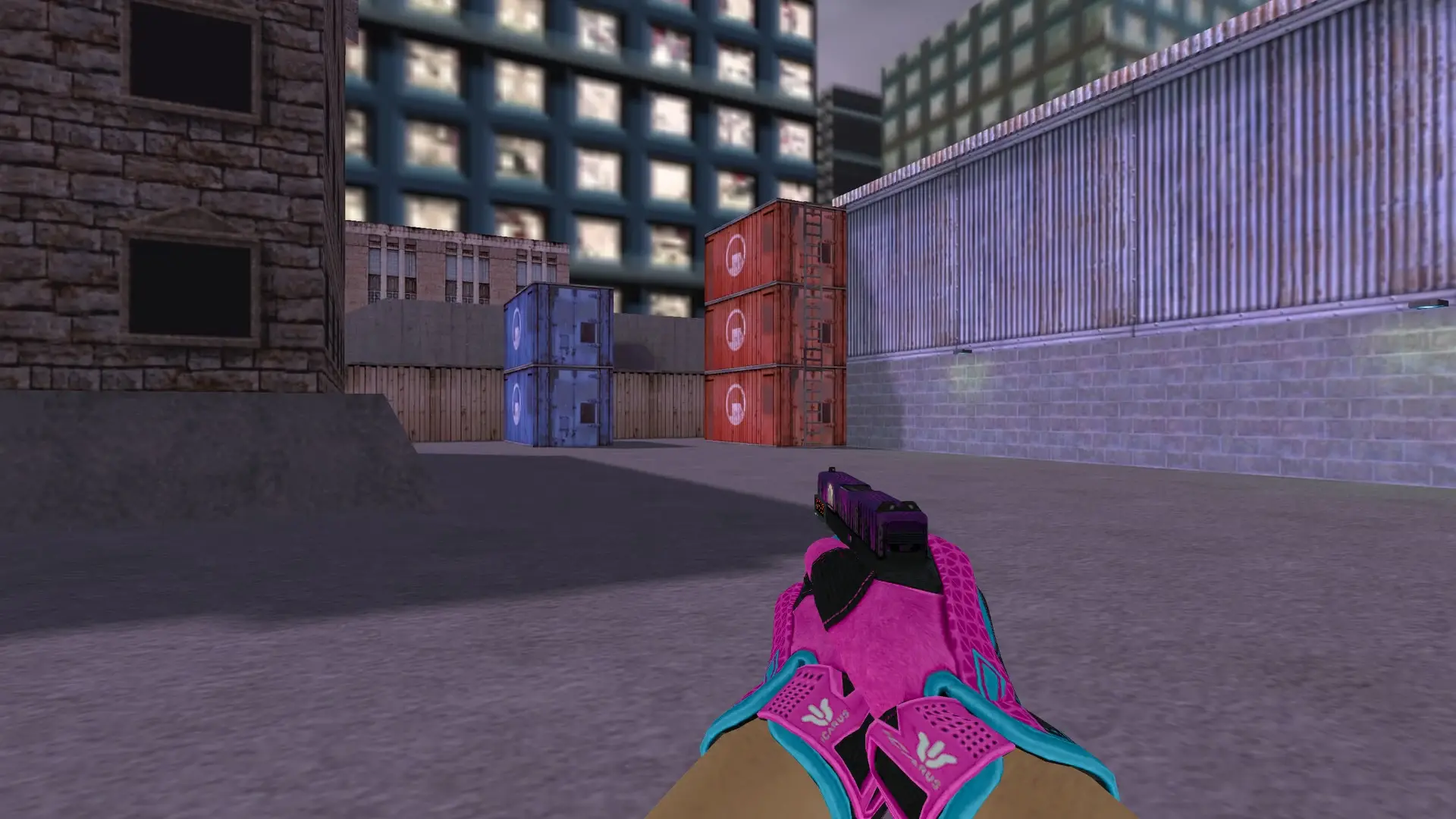 Glock-18 — Sports Gloves Vice Pack — cs_assault (first person)