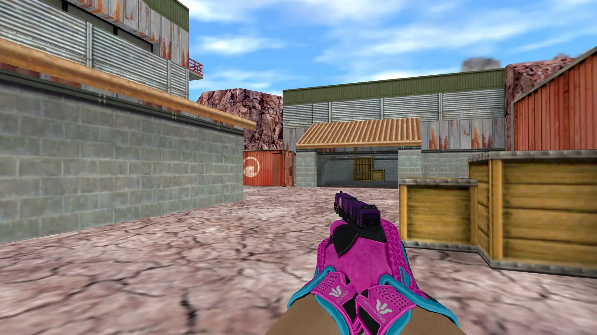 Glock-18 — Sports Gloves Vice Pack — de_nuke (first person)