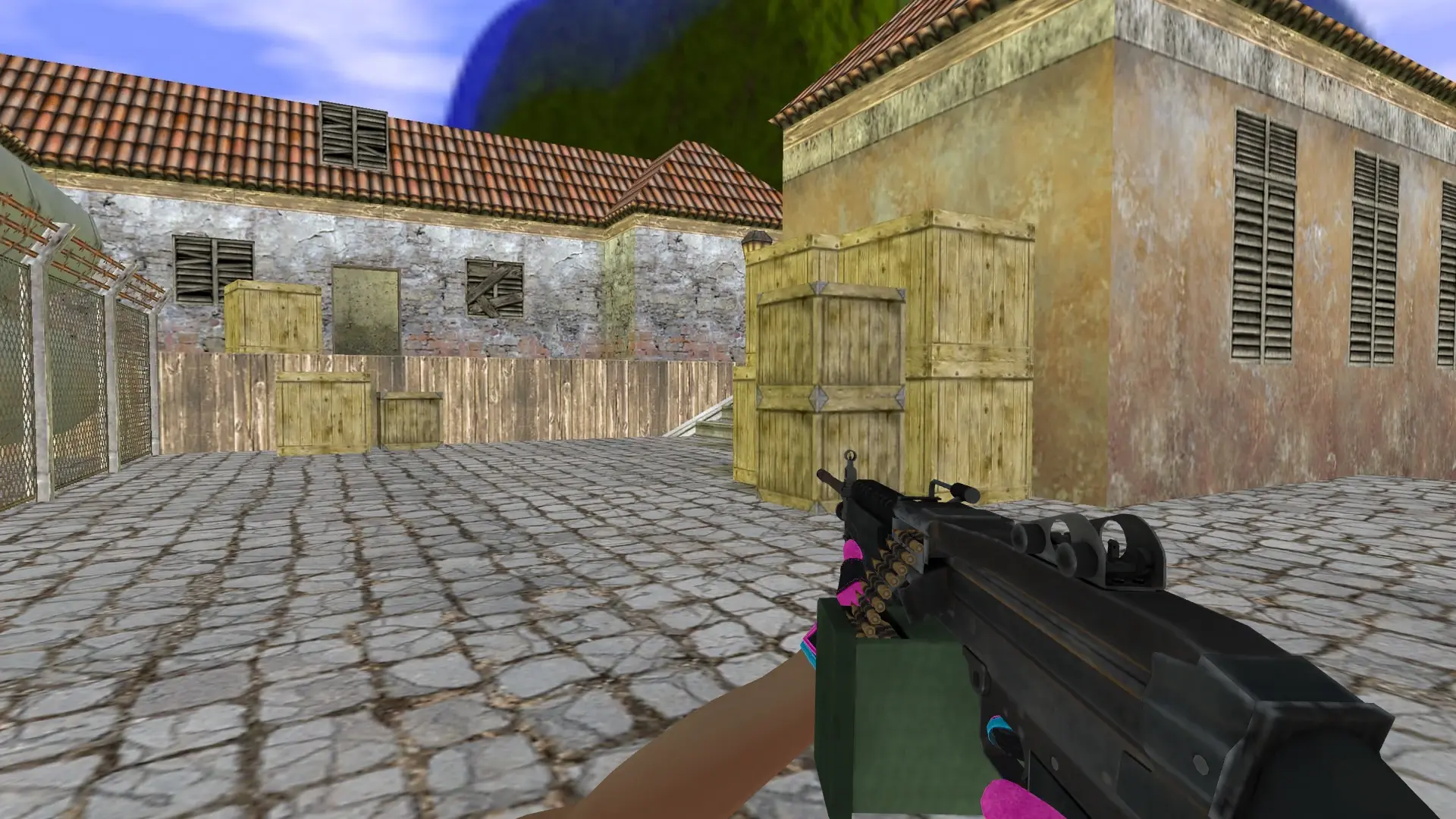 M249 — Sports Gloves Vice Pack — de_inferno (first person)
