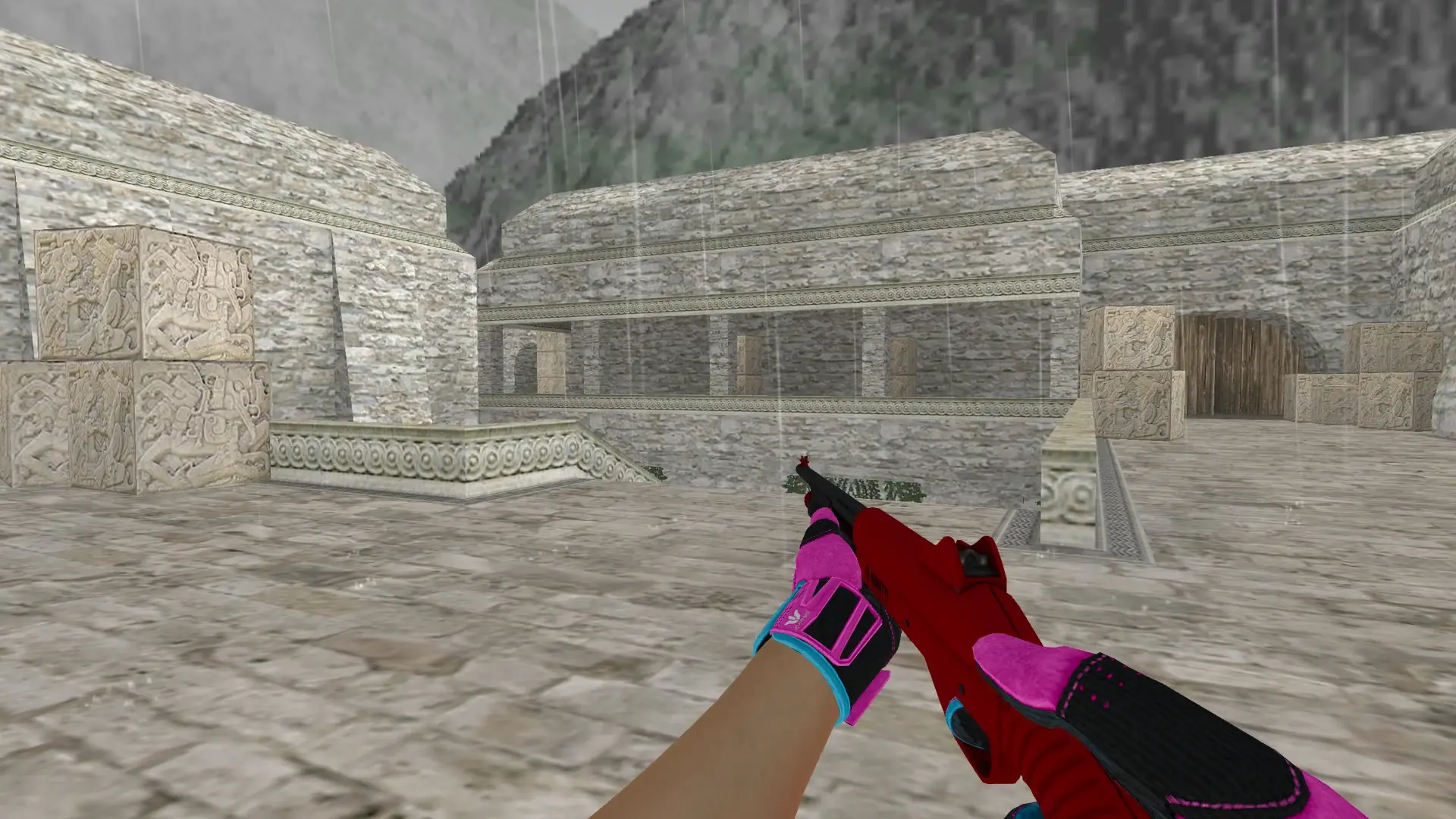 M3 — Sports Gloves Vice Pack — de_aztec (first person)