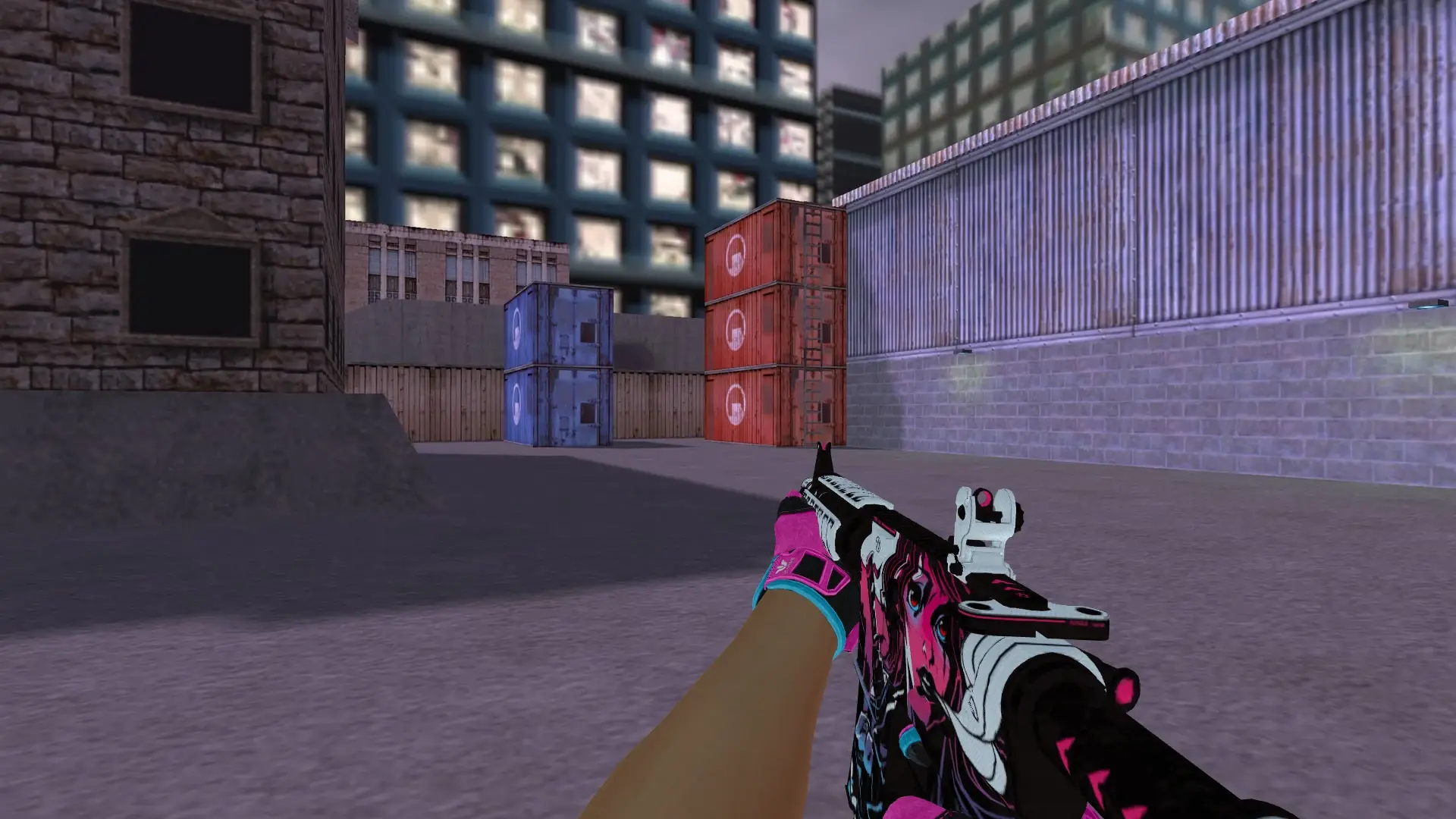 M4A1 — Sports Gloves Vice Pack — cs_assault (first person)