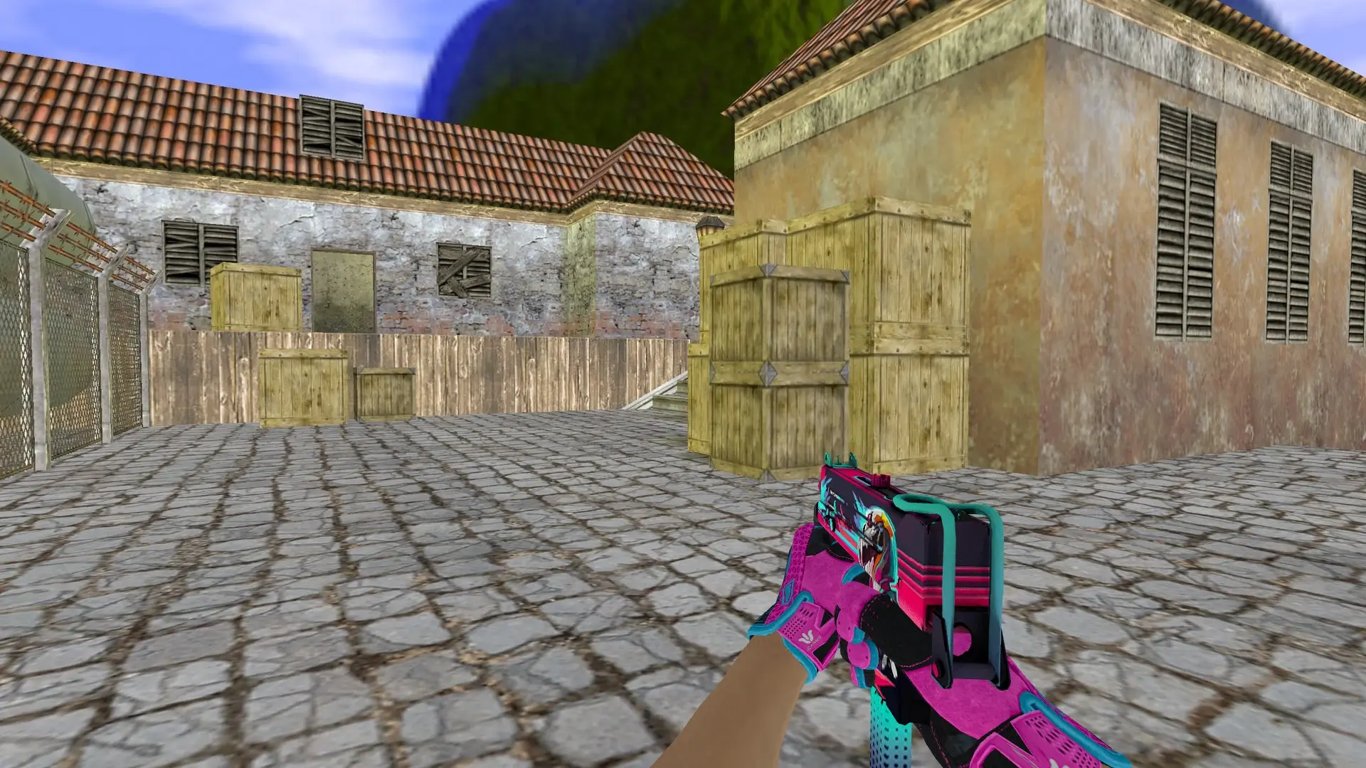 MAC-10 — Sports Gloves Vice Pack — de_inferno (first person)