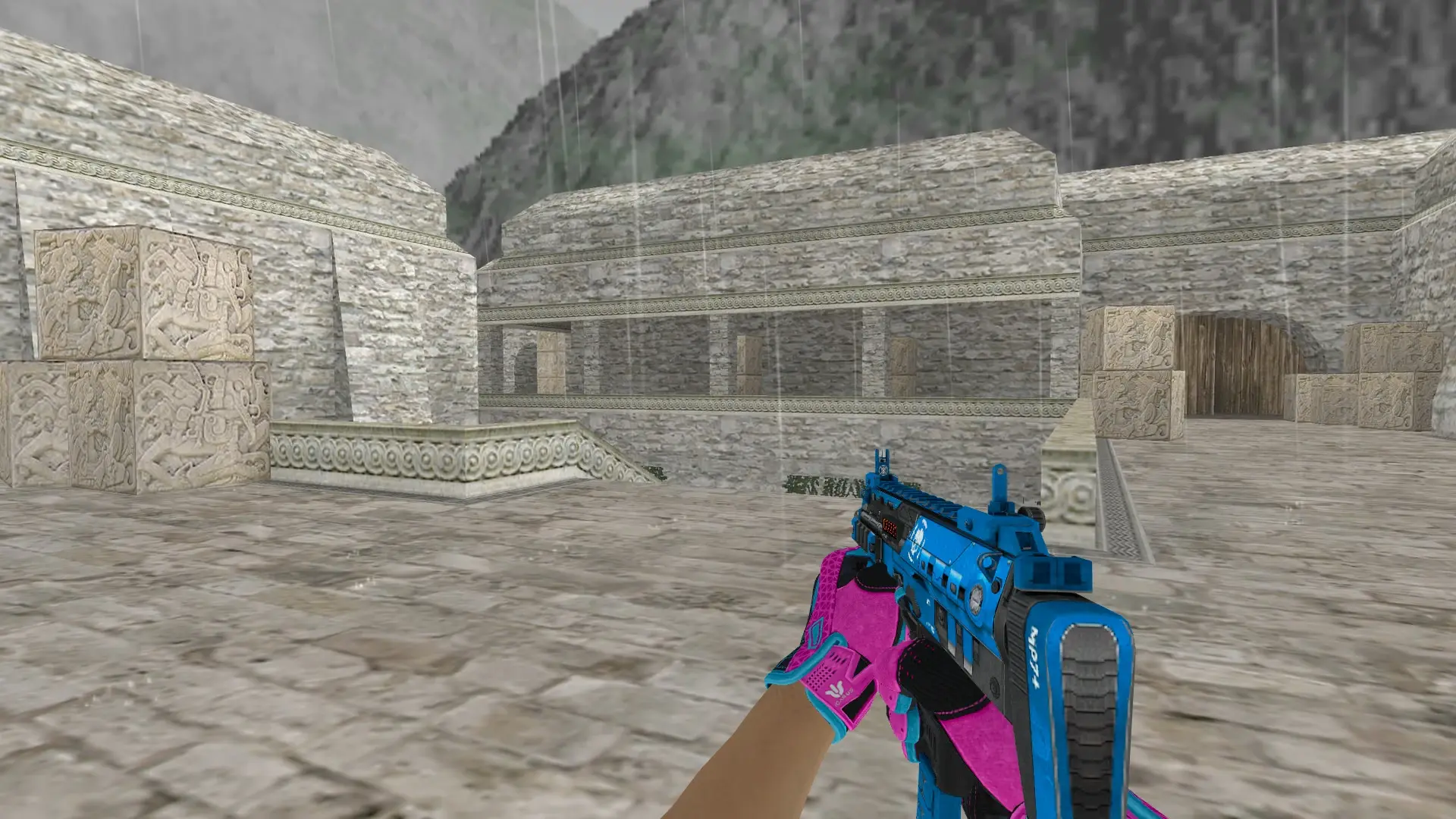 MP5 — Sports Gloves Vice Pack — de_aztec (first person)