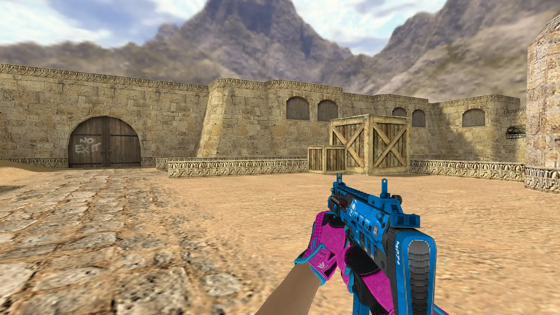 MP5 — Sports Gloves Vice Pack — de_dust2 (first person)
