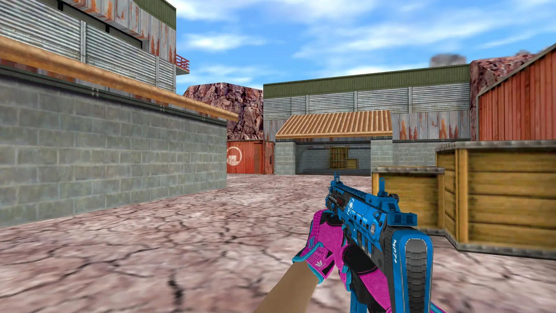 MP5 — Sports Gloves Vice Pack — de_nuke (first person)