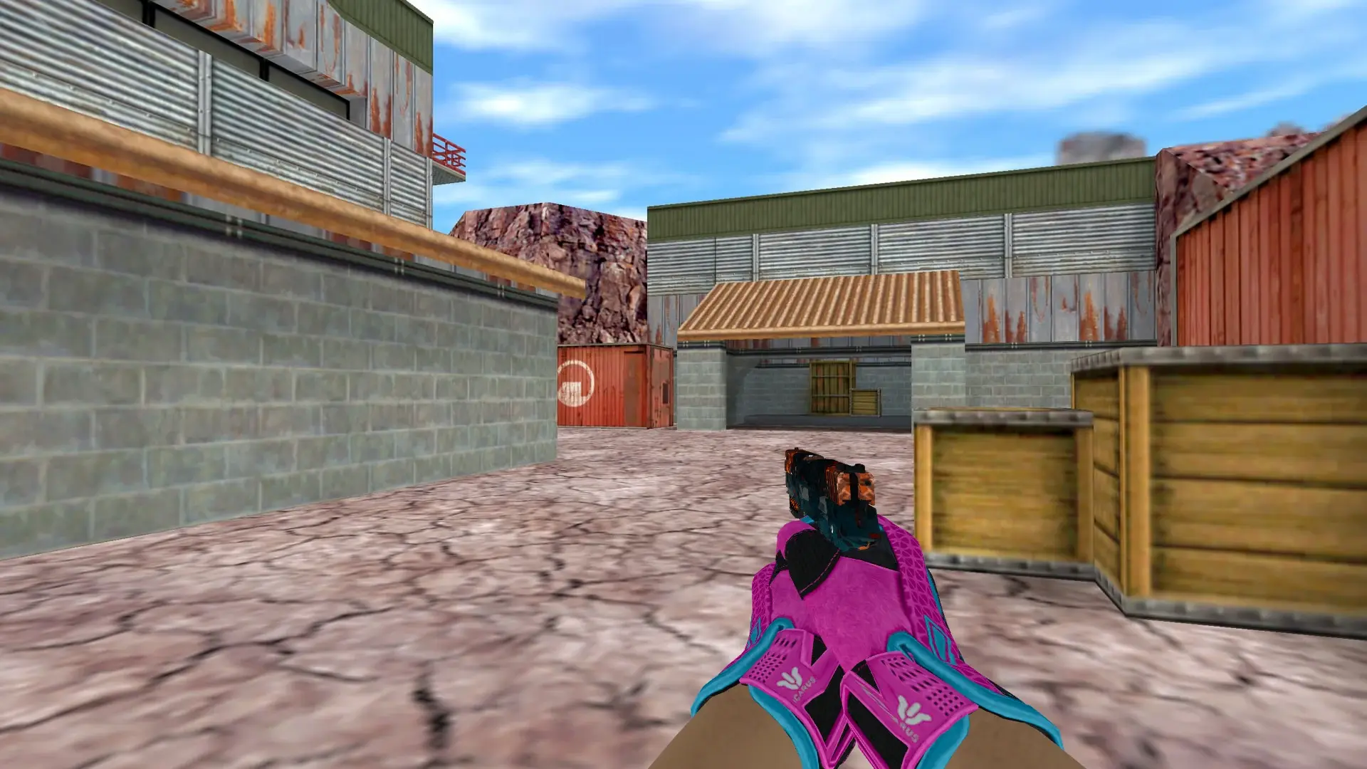 P228 — Sports Gloves Vice Pack — de_nuke (first person)