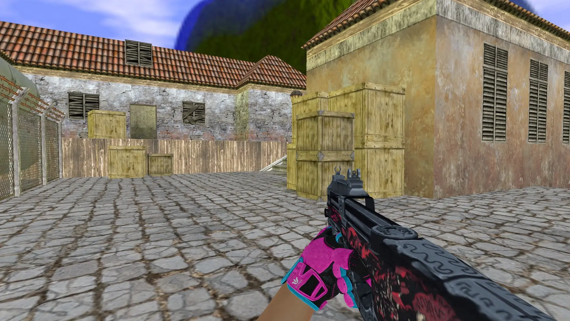 P90 — Sports Gloves Vice Pack — de_inferno (first person)