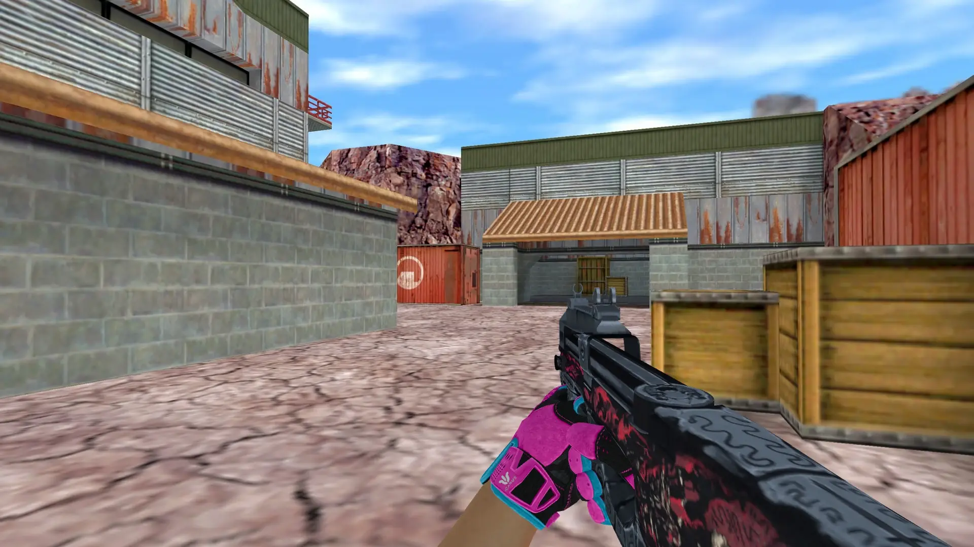 P90 — Sports Gloves Vice Pack — de_nuke (first person)