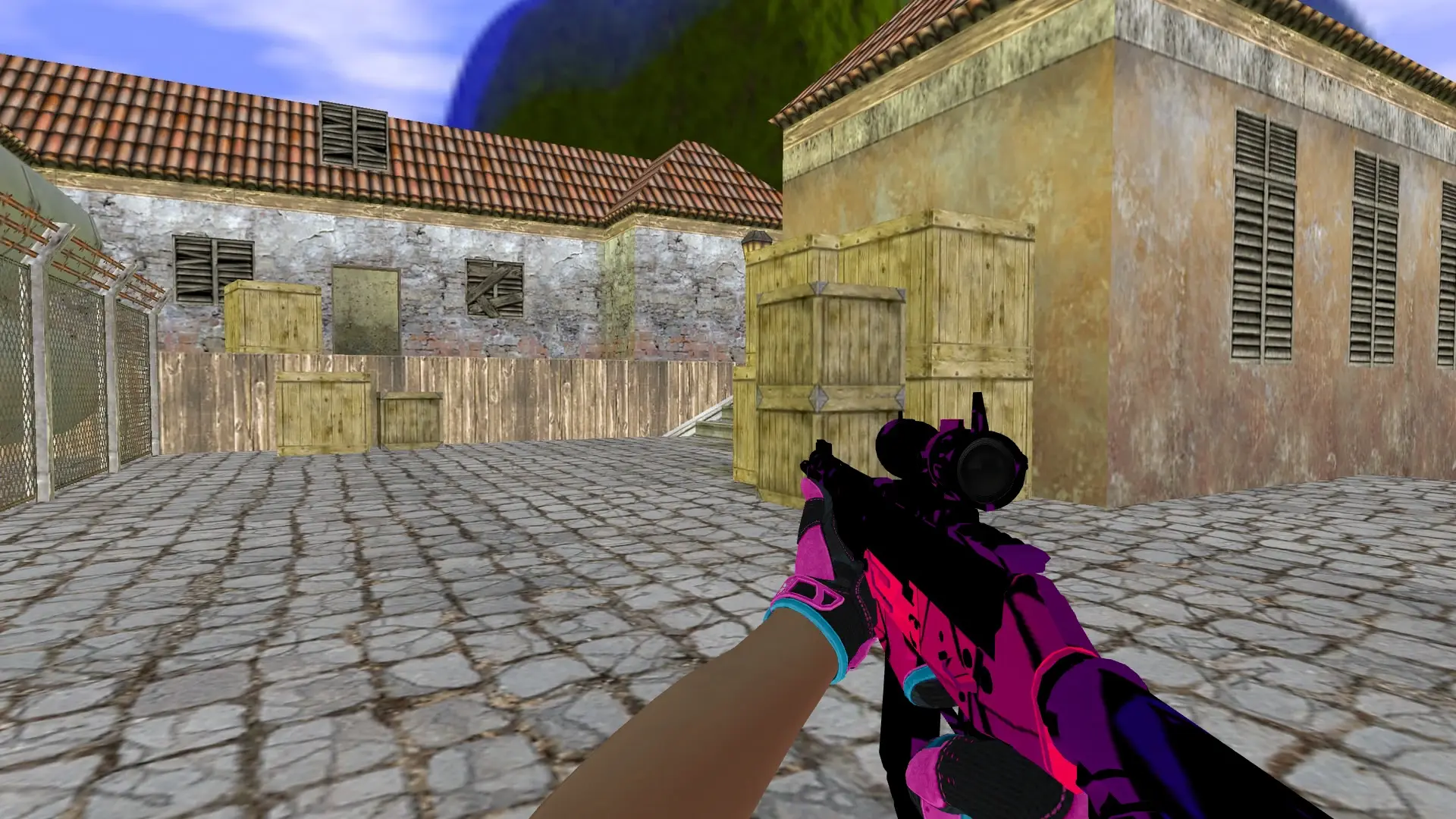 SG552 — Sports Gloves Vice Pack — de_inferno (first person)