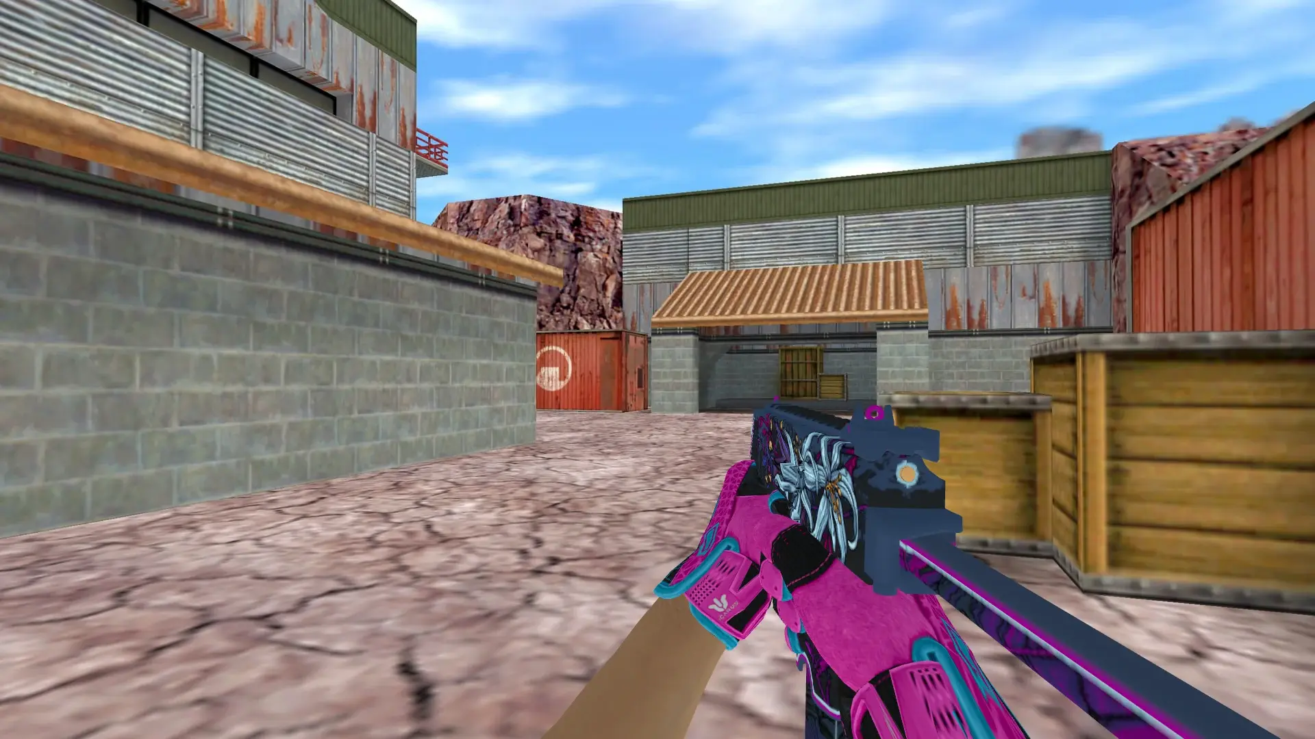 TMP — Sports Gloves Vice Pack — de_nuke (first person)