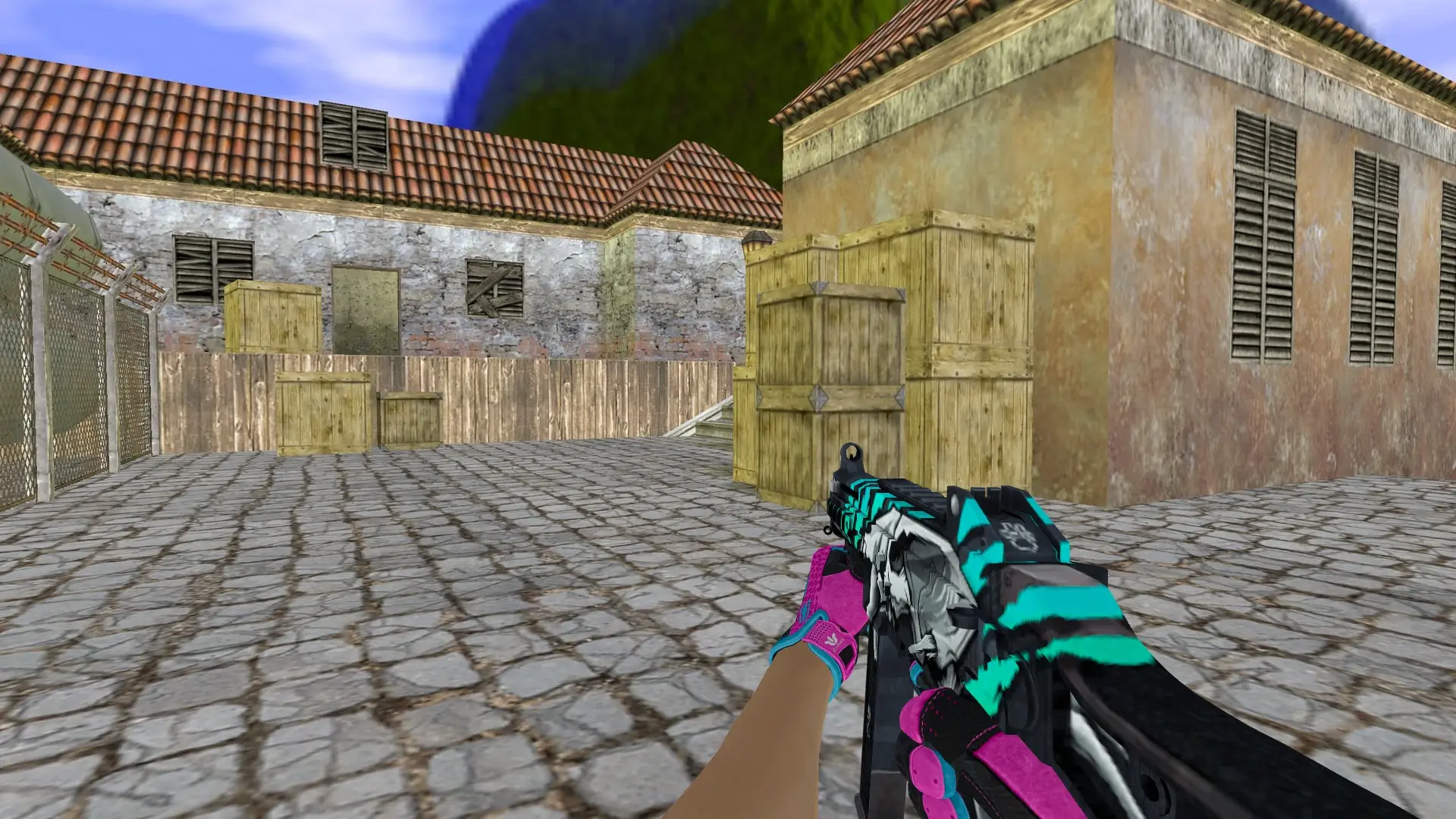 UMP-45 — Sports Gloves Vice Pack — de_inferno (first person)