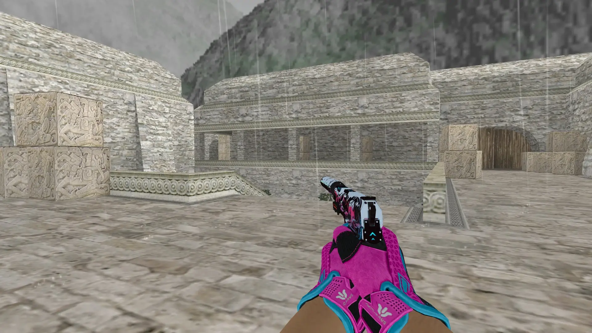 USP — Sports Gloves Vice Pack — de_aztec (first person)