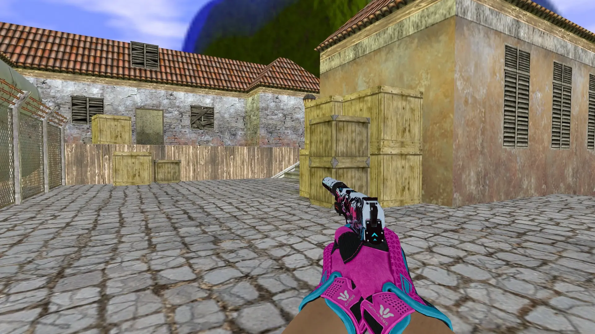 USP — Sports Gloves Vice Pack — de_inferno (first person)
