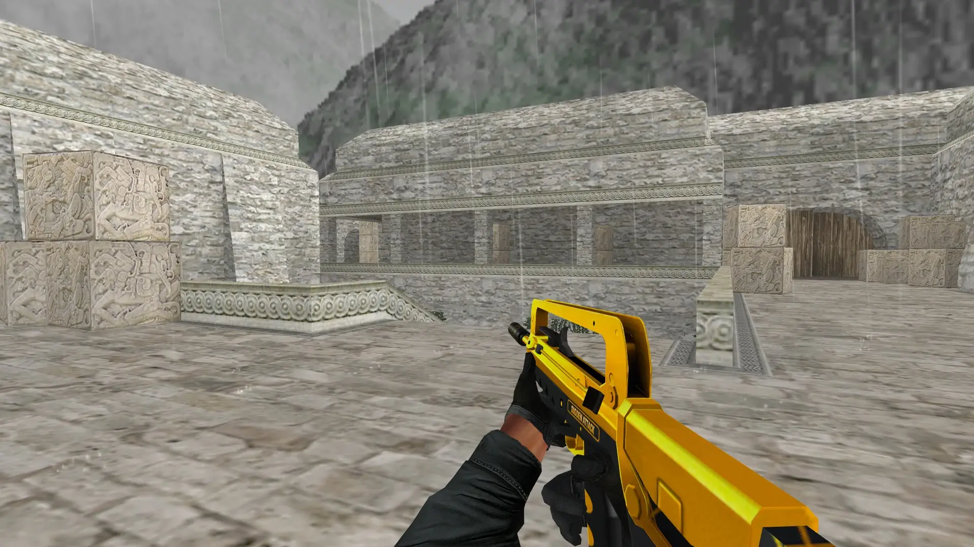 FAMAS — Sudden Attack Pack — de_aztec (first person)